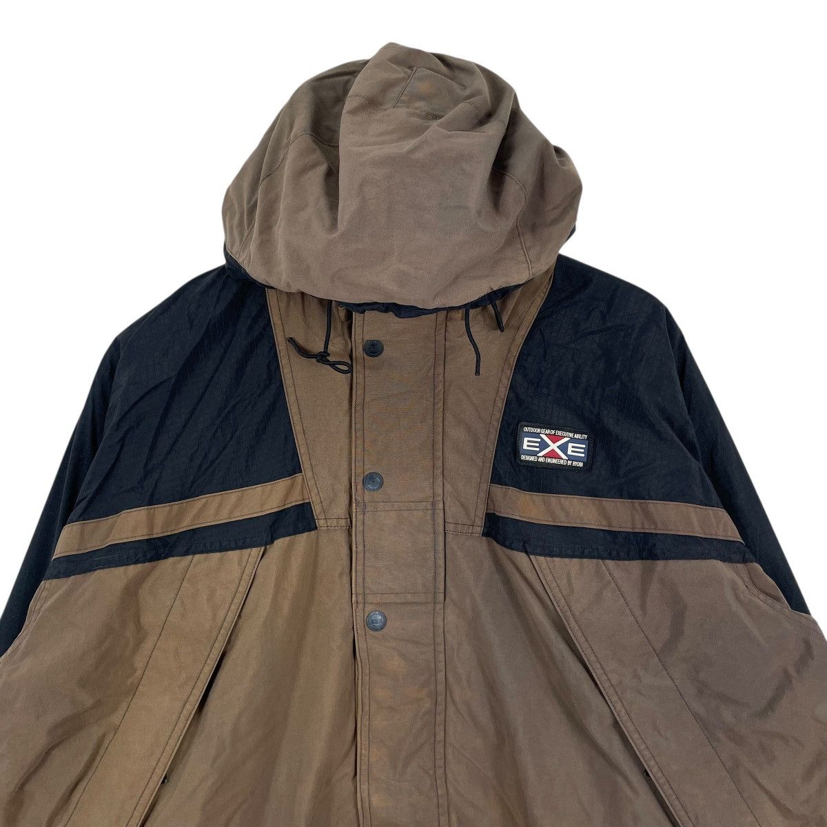 Vintage Vintage EXE Outdoor Gear Hoodie Utility Jacket Size US L / EU 52-54 / 3 - 3 Thumbnail