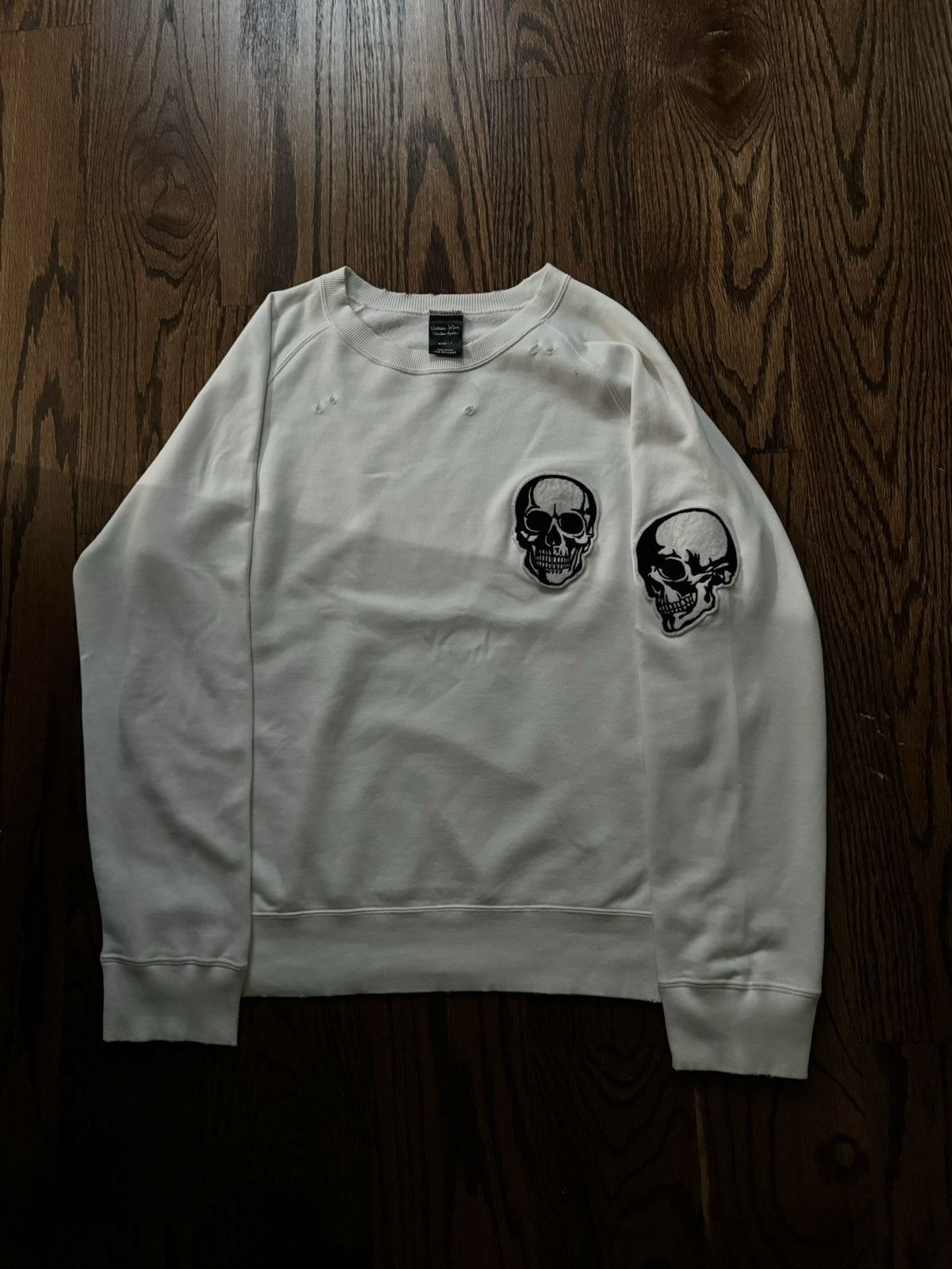 image of Number N Ine Number (N)Ine White Double Skull, Men's (Size Small)