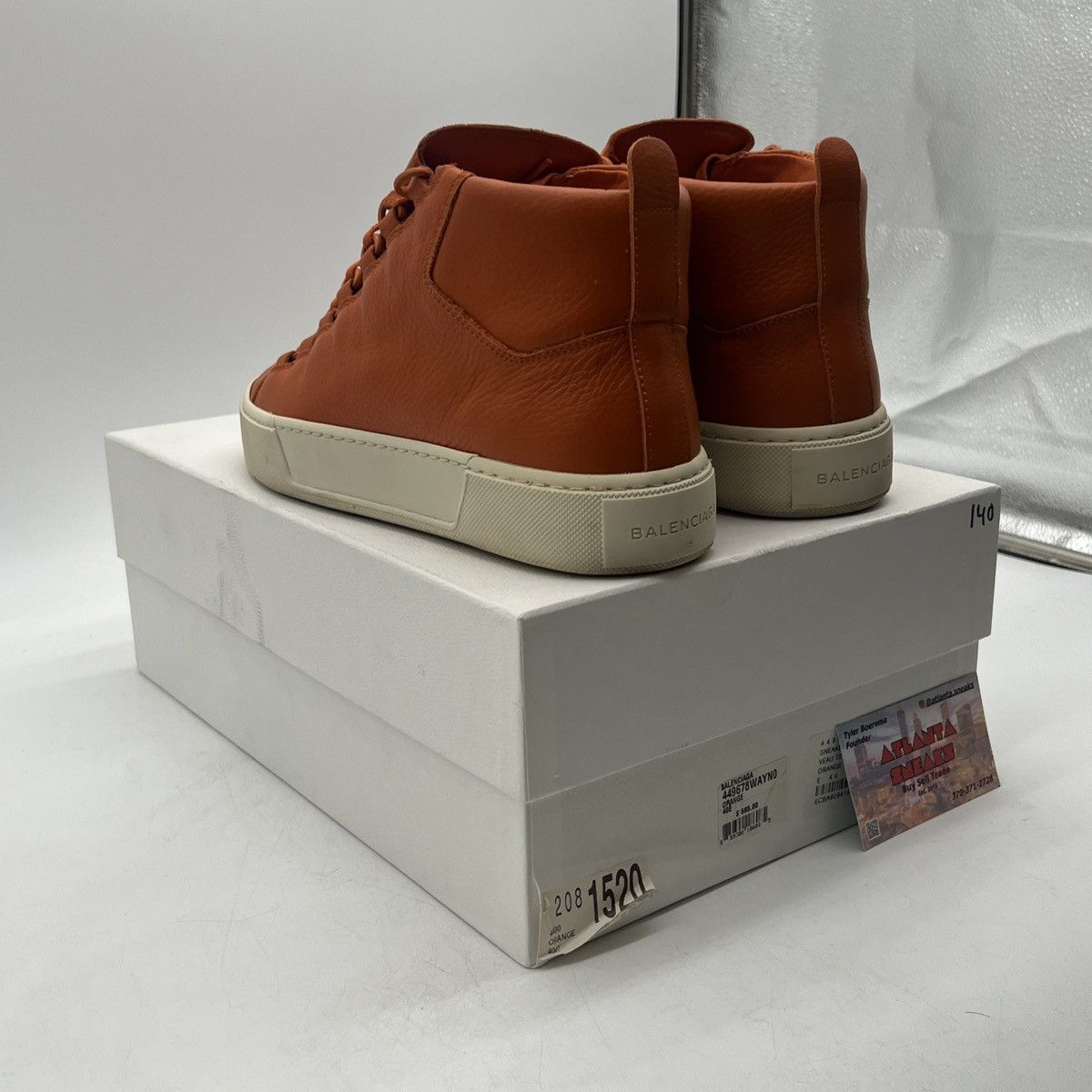 Balenciaga Balenciaga arena high orange Size US 9.5 / EU 42-43 - 4 Thumbnail