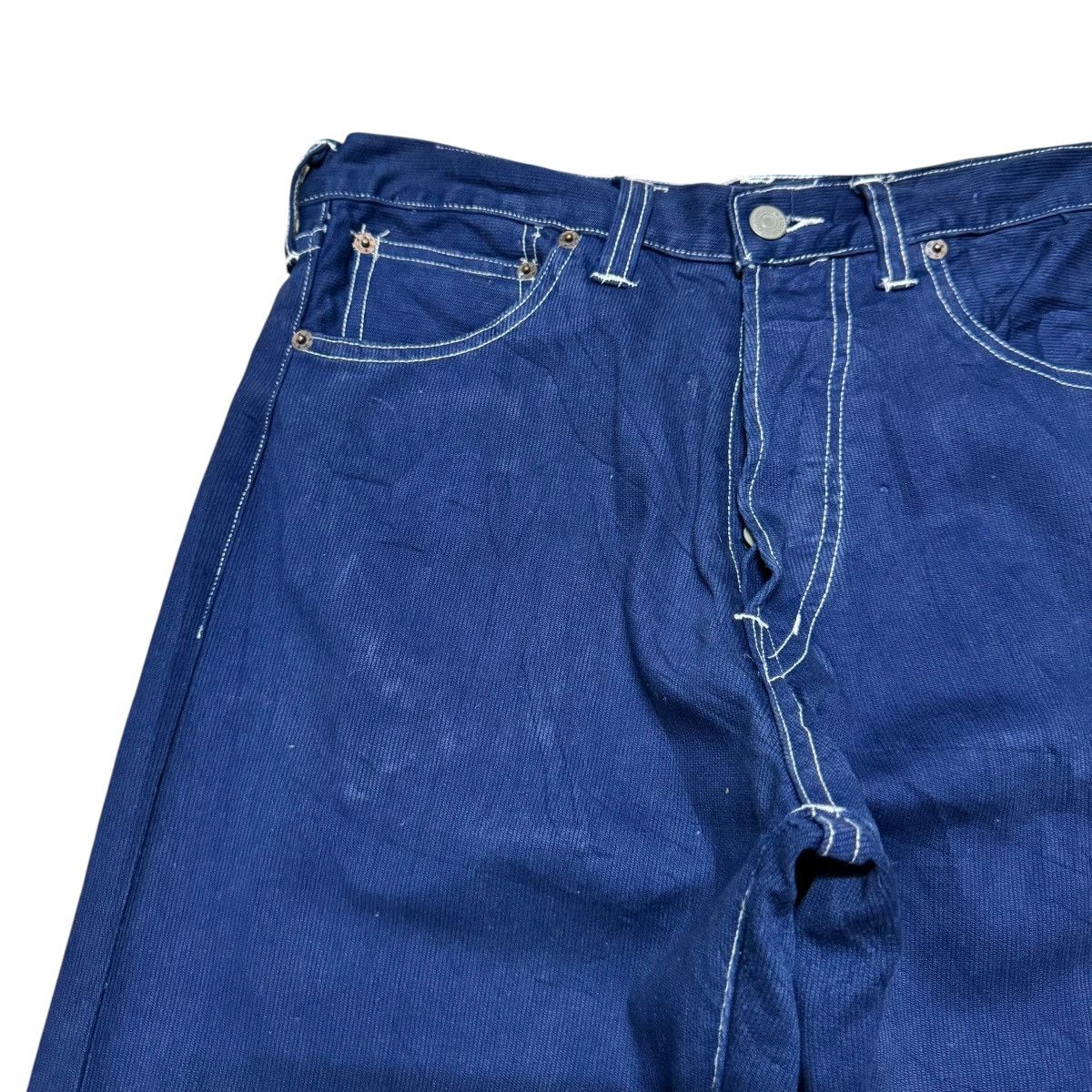 Full Count & Co. Pique Denim Indigo Jeans By Standard Style Shop Fujimoto Size US 30 / EU 46 - 5 Thumbnail