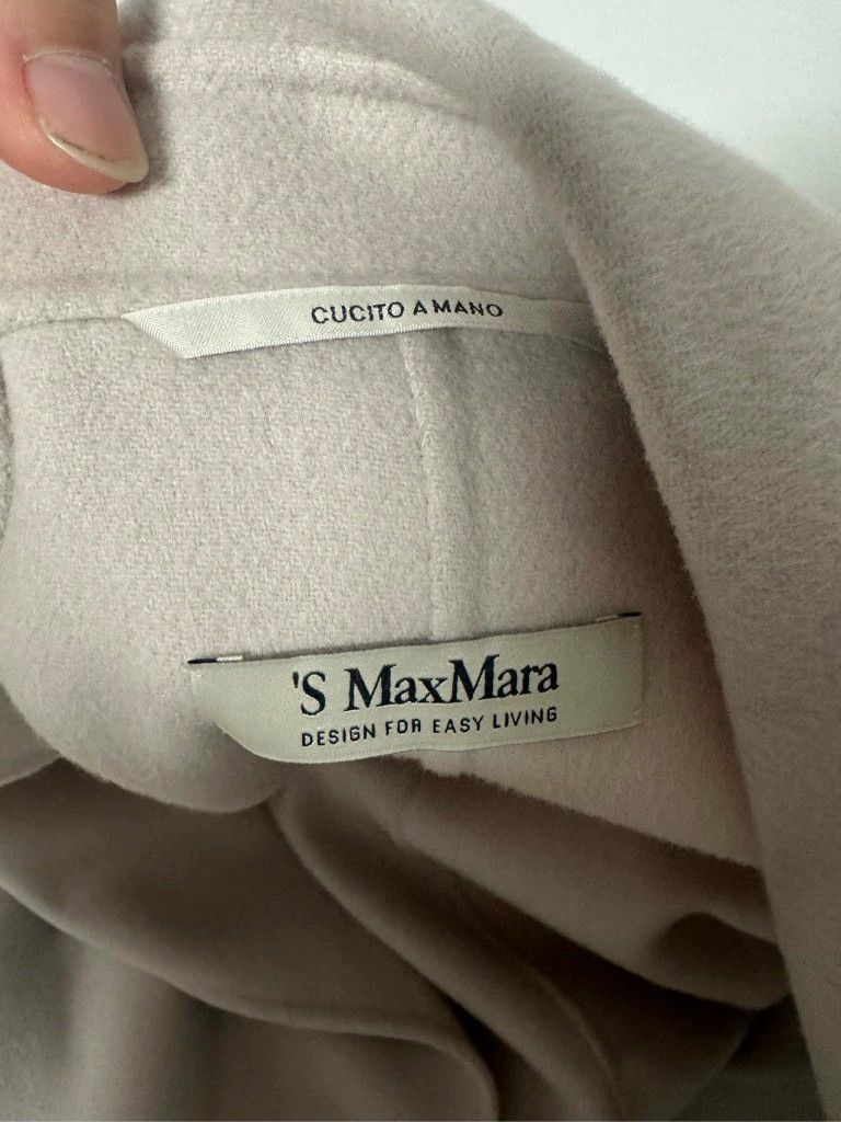 Max Mara Max Mara Pure wool coat, classic beige apricot Size M / US 6-8 / IT 42-44 - 3 Thumbnail