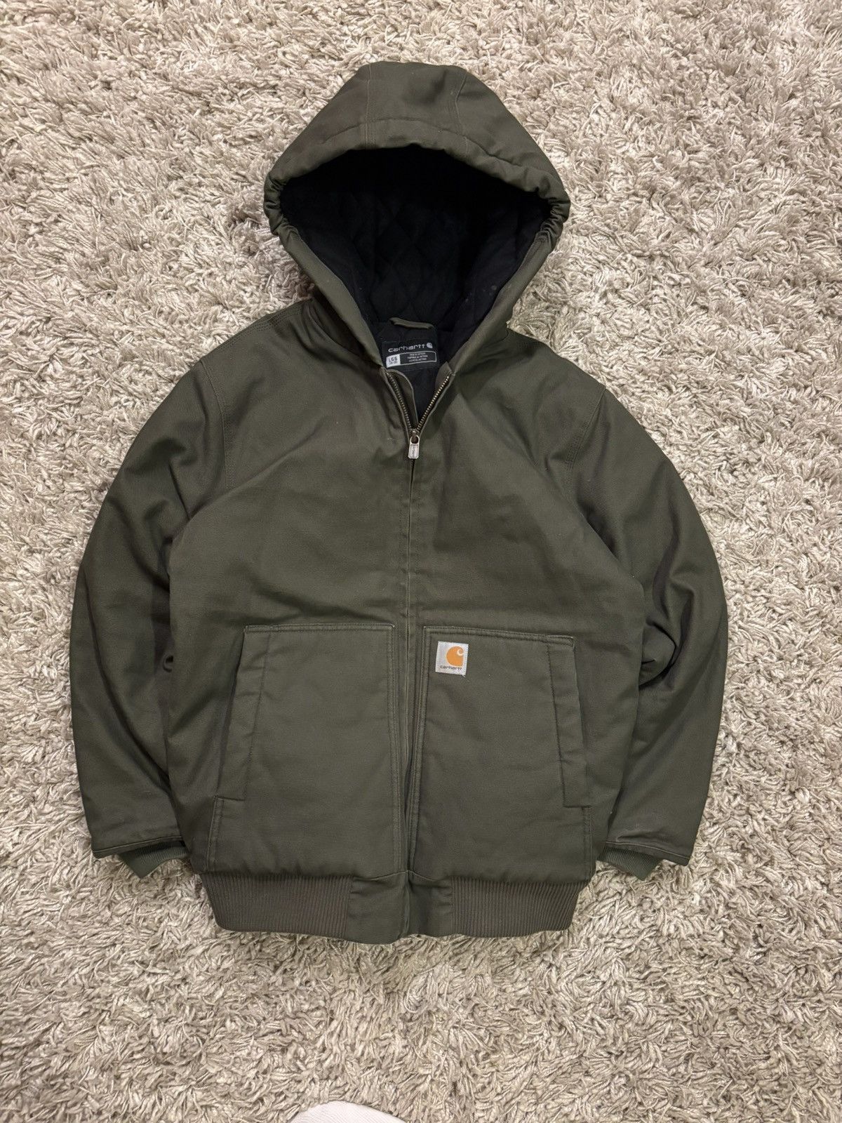 Carhartt Olive green J130 carhartt jacket Size US S / EU 44-46 / 1 - 1 Thumbnail