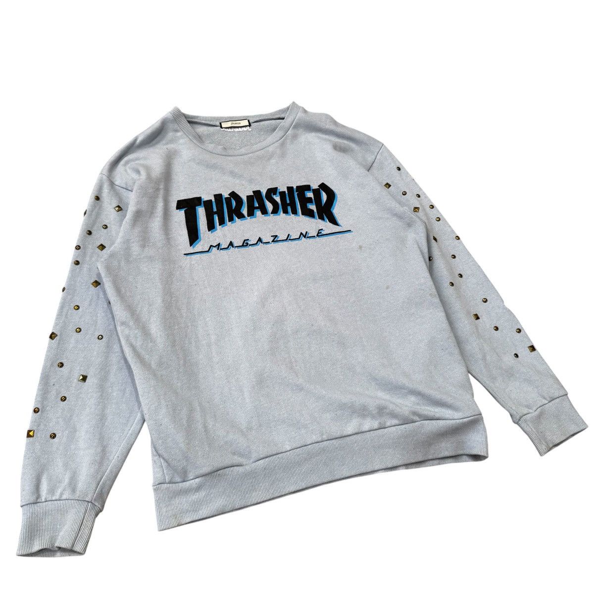 Thrasher Thrasher Magazine x Jóuetie Studded Crewneck Sweatshirt Size US L / EU 52-54 / 3 - 3 Thumbnail