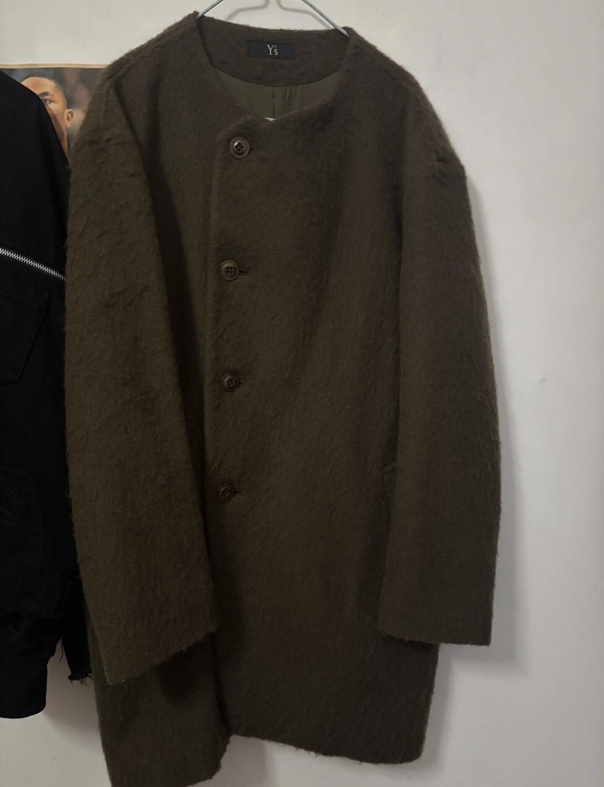 Yohji Yamamoto Yohji Yamamoto Fall/Winter 2020 Collarless Long Jacket Size US S / EU 44-46 / 1 - 1 Thumbnail