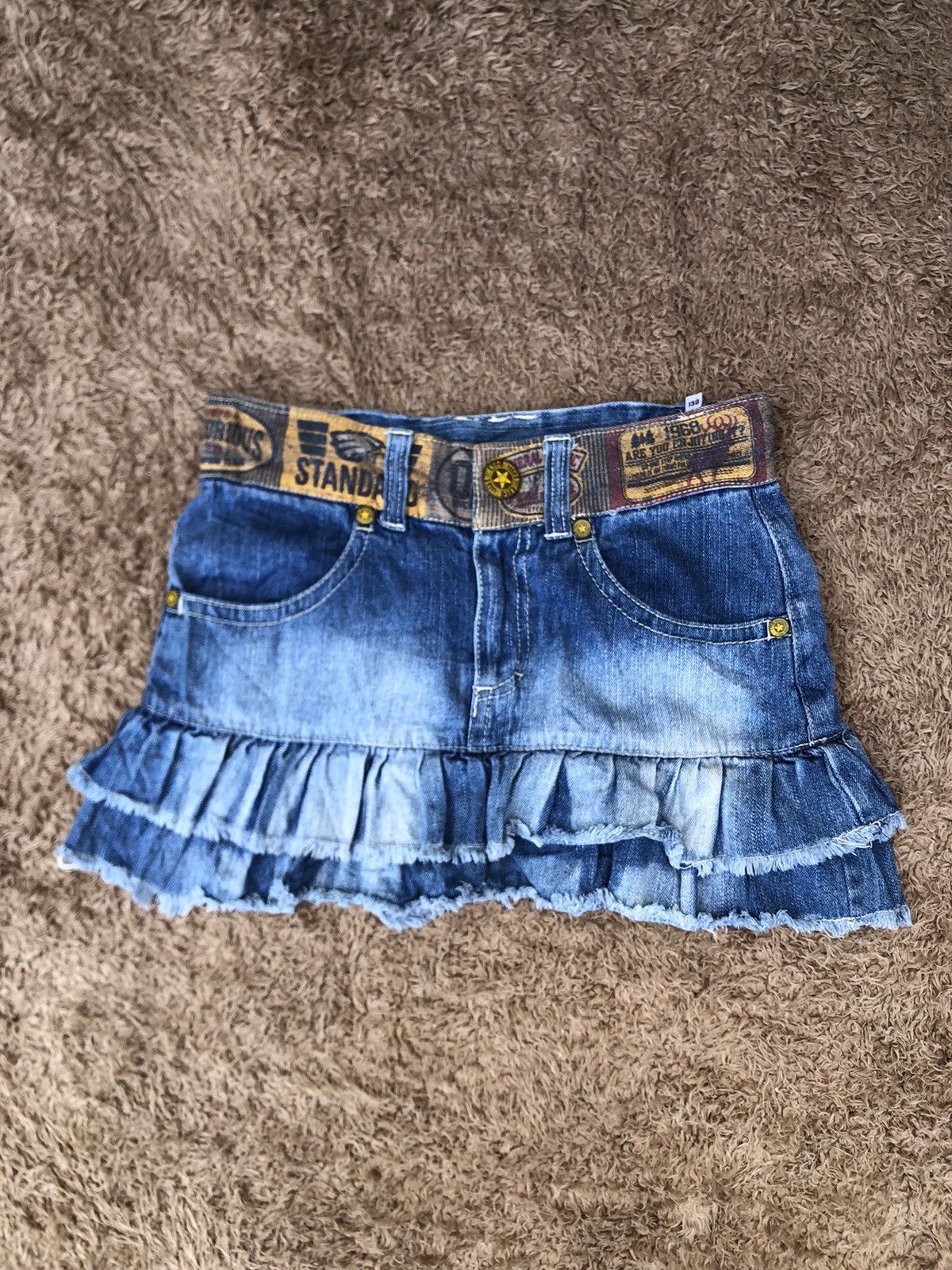 Japanese Brand Betty’s Blue K.L.C Hysteric Glamour Inspired mini Skirts Size 24" / US 00 / IT 34 - 4 Thumbnail
