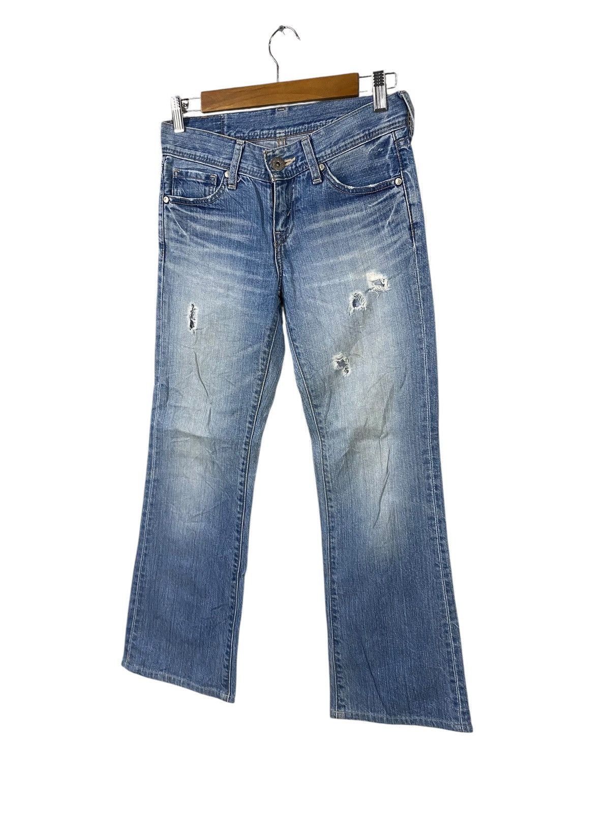 Levi's Vintage levis flared denim distressed Size US 28 / EU 44 - 2 Thumbnail