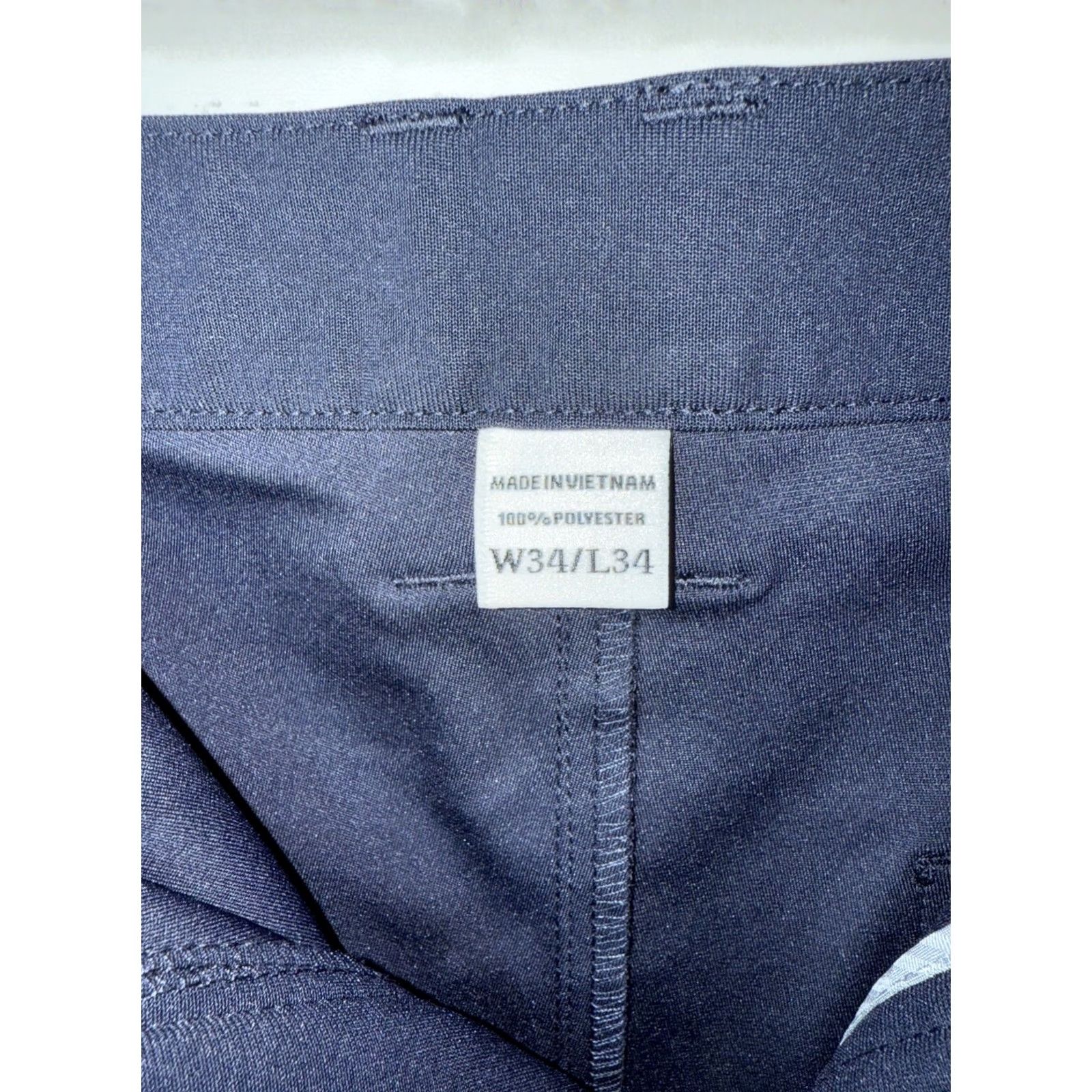 Footjoy FootJoy Golf Pants Mens 34x34 Navy Blue Performance Stretch Travel Size US 34 / EU 50 - 8 Thumbnail