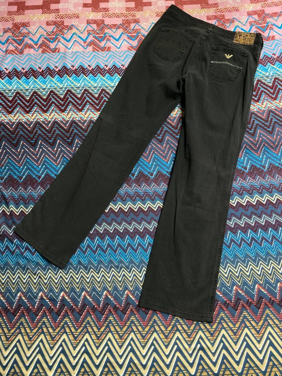 Armani × Vintage Vintage Armani Jeans Metal Logo Denim Pants Size 30 Size US 30 / EU 46 - 7 Thumbnail