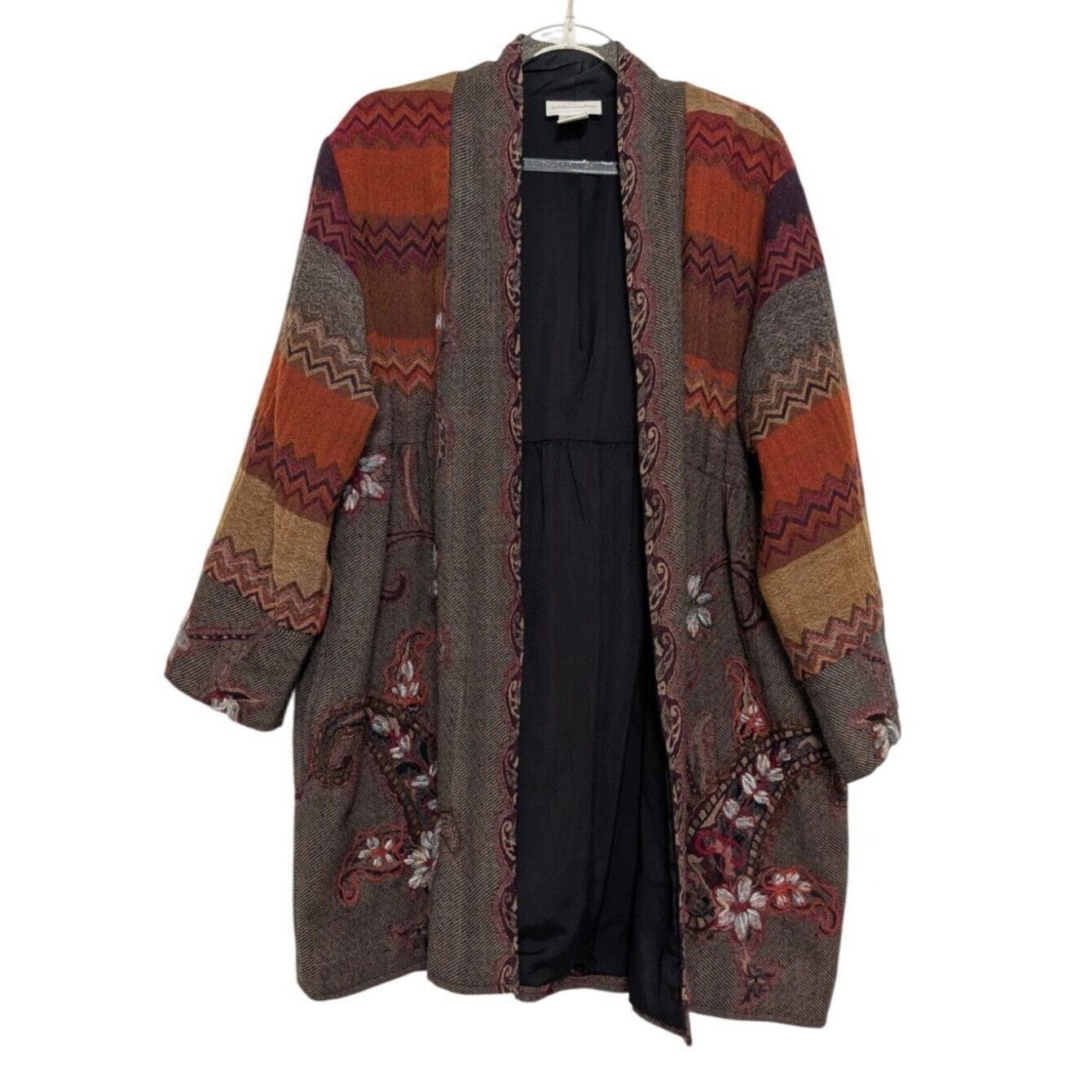 Designer Soft Surroundings Floral Izmir Tapestry Jacket Womens Size L Size L / US 10 / IT 46 - 1 Thumbnail