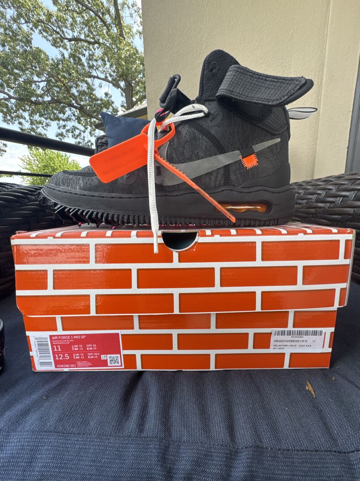 Off-White Off White Nike Air Force 1 Mids Size US 11 / EU 44 - 2 Thumbnail