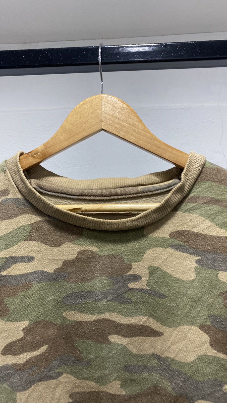 Vintage ‼️FINAL DROP‼️Army Military Sweater Camo Size US L / EU 52-54 / 3 - 5 Thumbnail