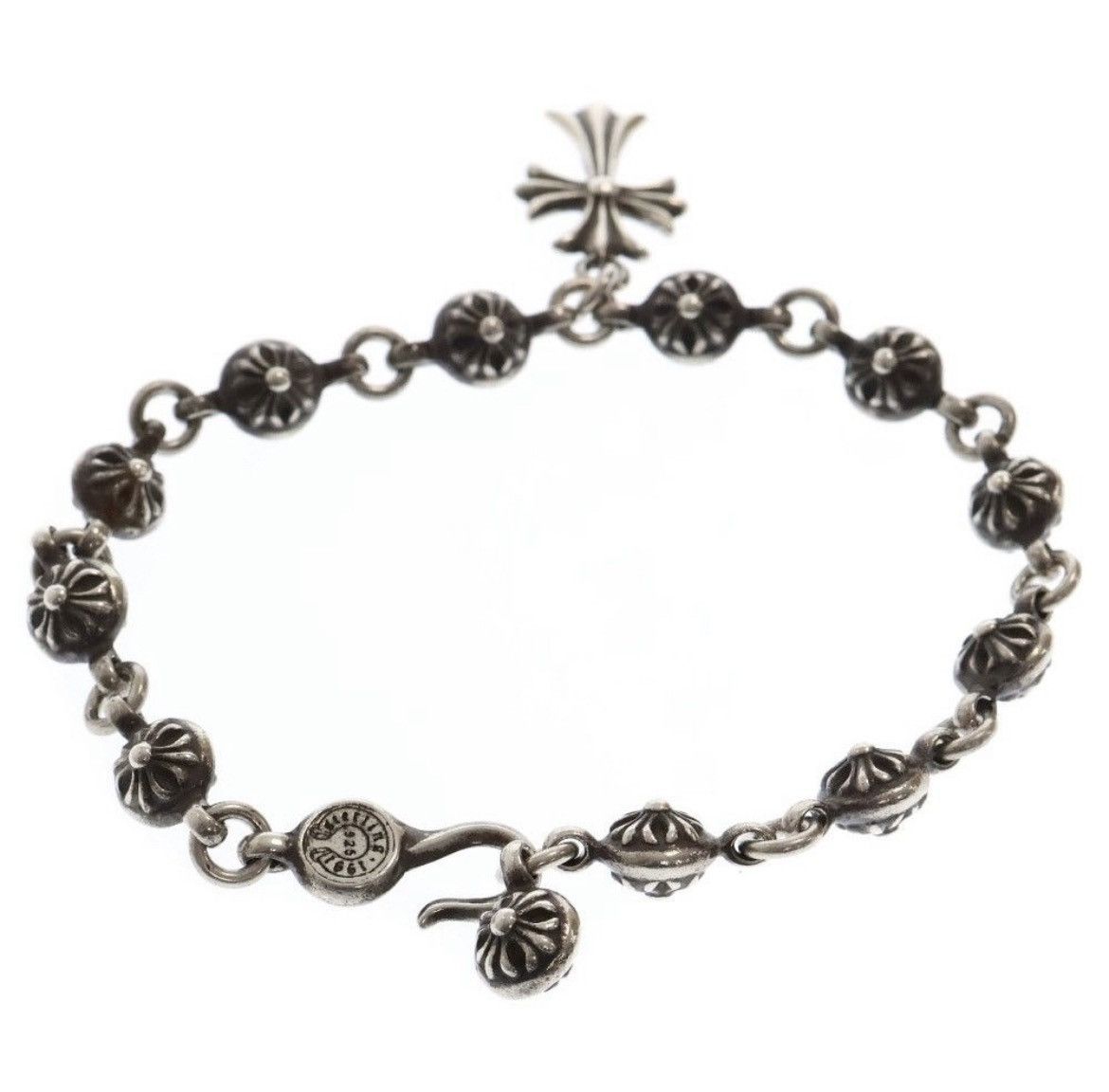 Chrome Hearts Chrome Hearts Cross Ball Silver Bracelet Size ONE SIZE - 2 Thumbnail