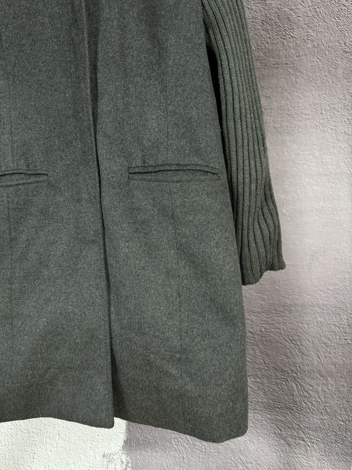 Japanese Brand A.R.T by Ofuon wool grey full zip hooded jacket coat Japan Size M / US 6-8 / IT 42-44 - 6 Thumbnail