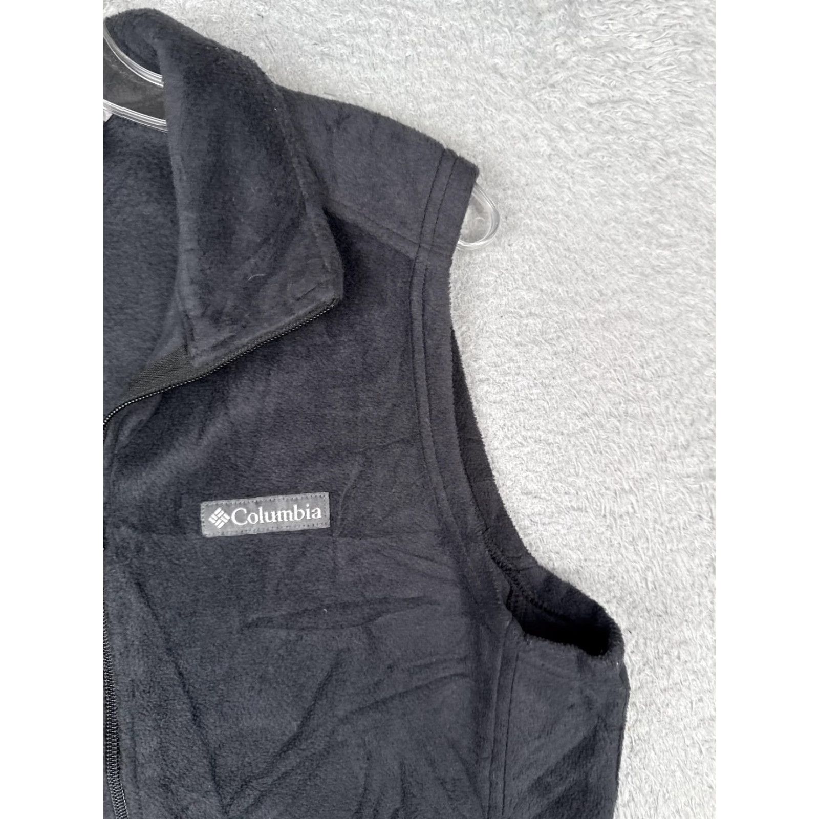 Vintage Columbia Vest Mens S Black Fleece Full Zip Pockets Outdoor Hiking Sleeveless Casual Travel Size US S / EU 44-46 / 1 - 2 Thumbnail