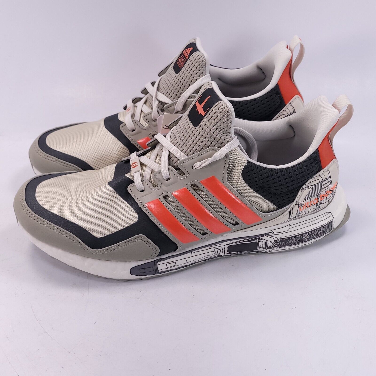 Adidas Ultraboost S&L Star Wars Shoe Mens Size 9 FW0536 Gray
