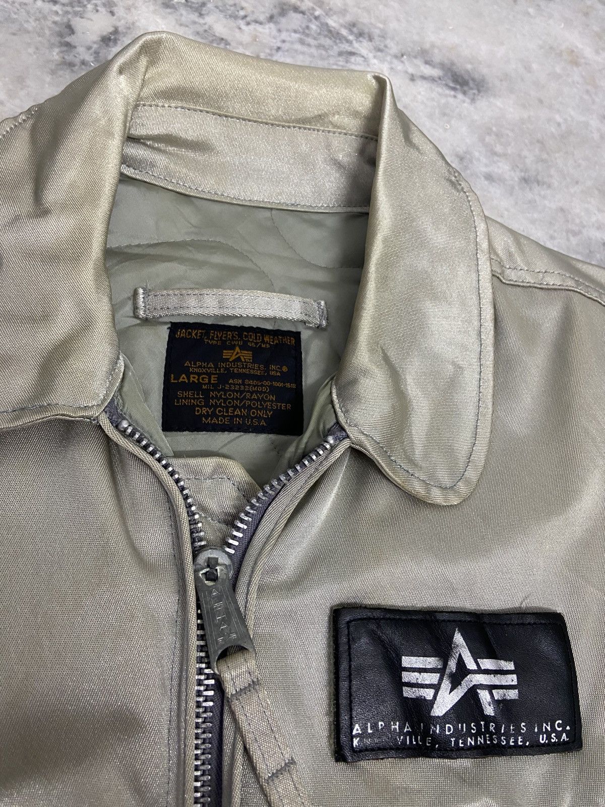 Alpha Industries Vintage Alpha Industries USAF CWU-45 Bomber Jacket Size US L / EU 52-54 / 3 - 7 Thumbnail