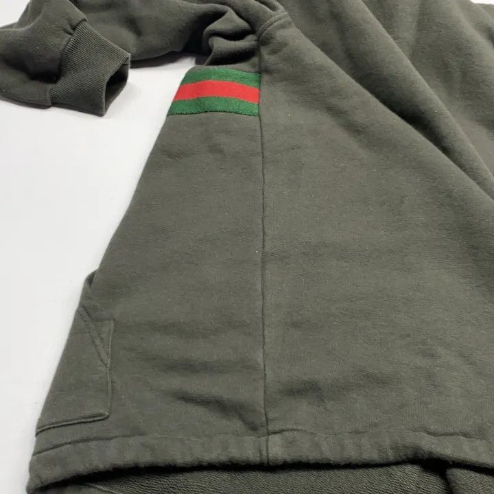 Gucci GUCCI Kids Black Half-Zip Hoodie with Logo-2507 Size US XL / EU 56 / 4 - 5 Thumbnail