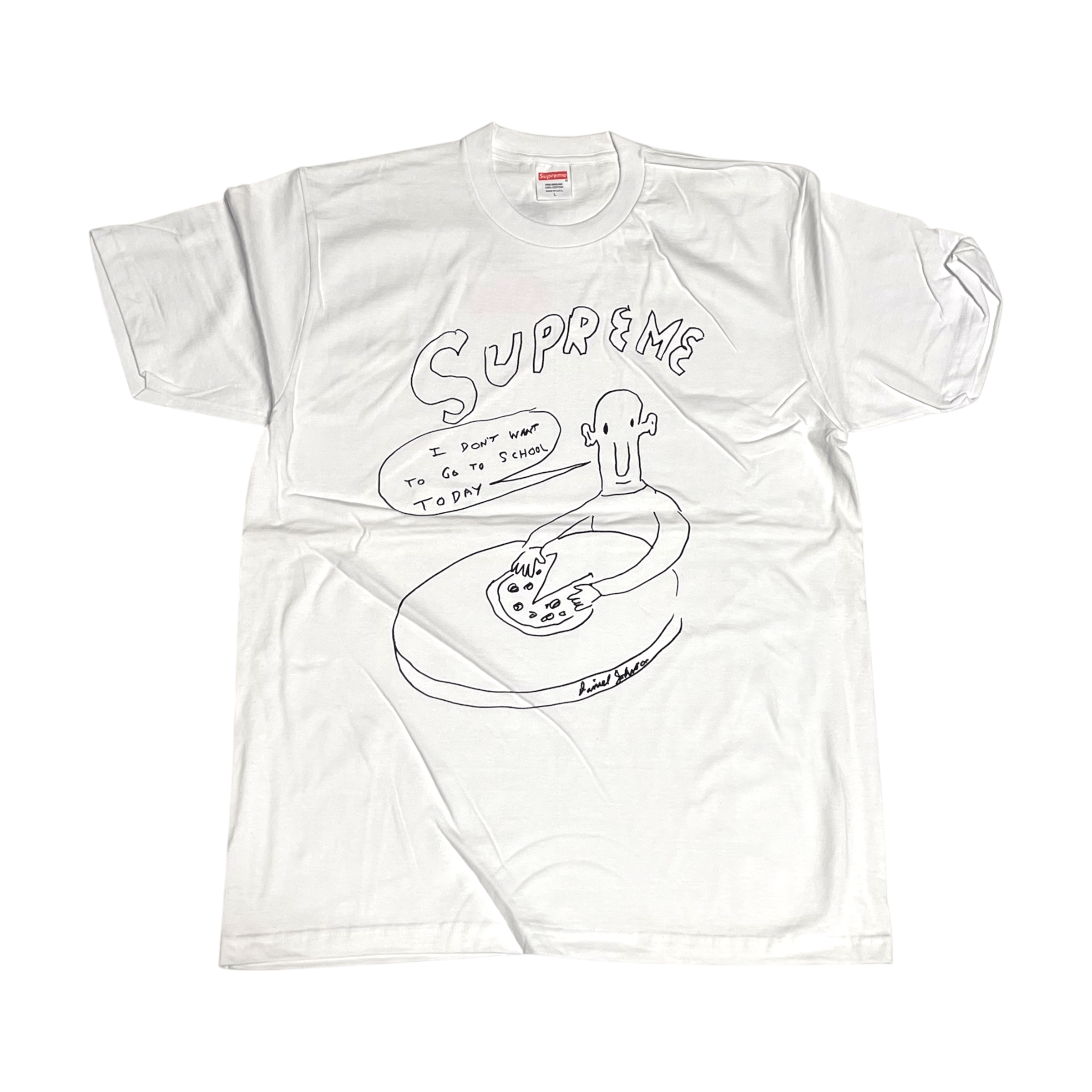 DEADSTOCK Supreme x Daniel Johnston Pizza T Shirt SS15