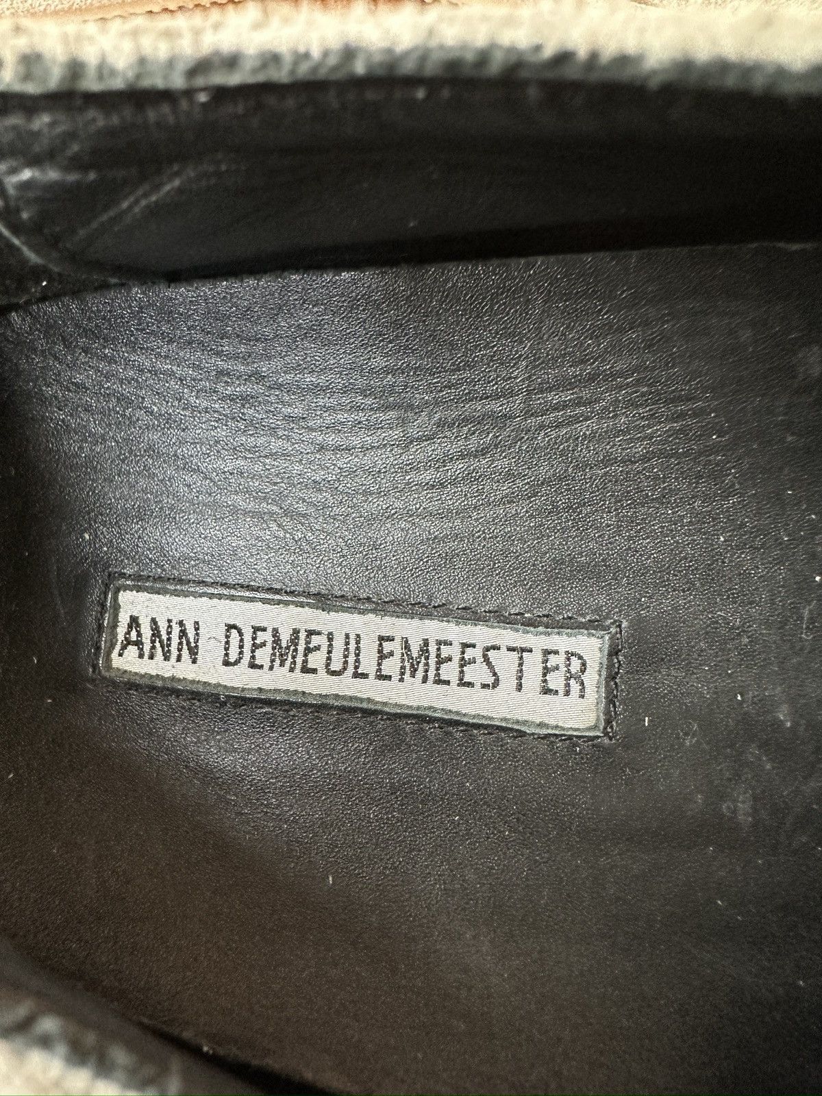 Ann Demeulemeester Ann Demeulemeester Suede Low Top Sneaks Size US 7 / EU 40 - 19 Thumbnail