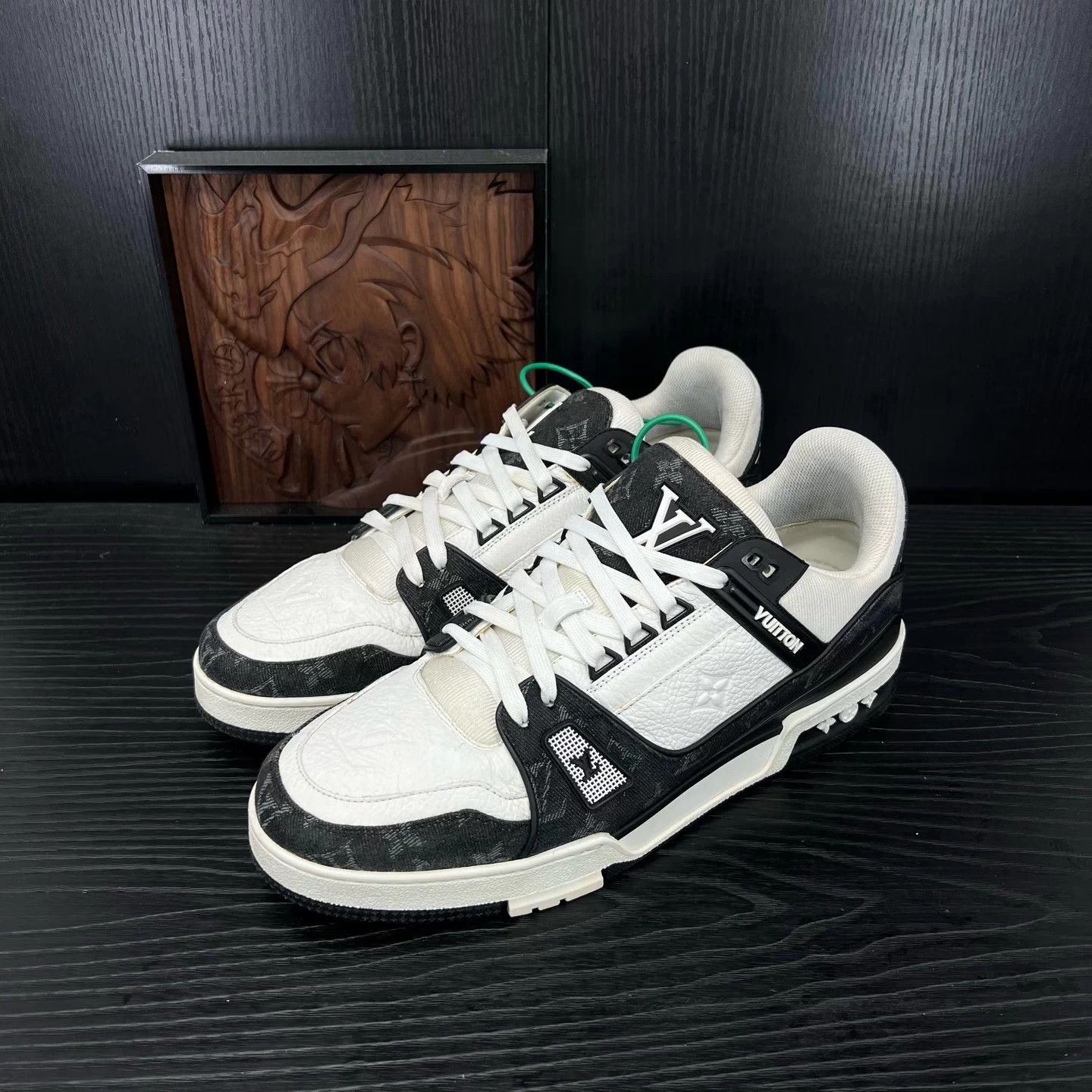 Louis Vuitton LV Trainer Black & White 10 New Size US 11 / EU 44 - 1 Thumbnail
