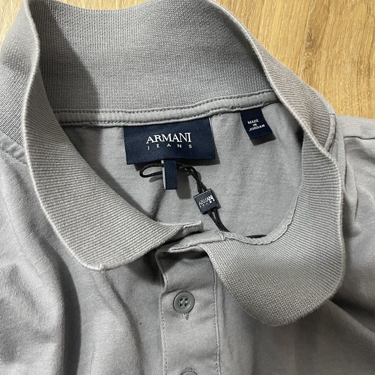 Emporio Armani Emporio Armani Grey Polo Shirt Size US M / EU 48-50 / 2 - 4 Thumbnail