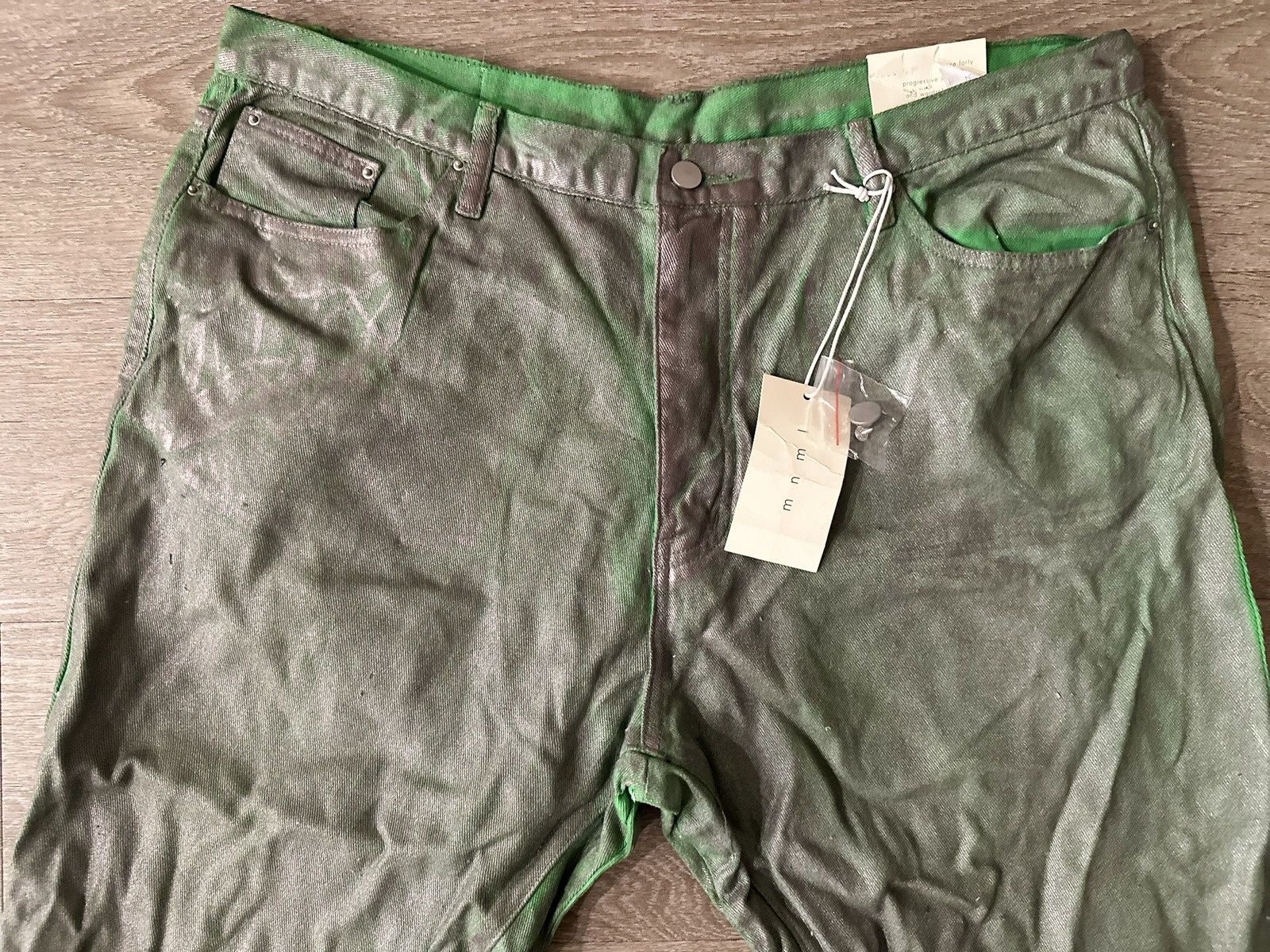 MNML MNML Metallic Flare Denim Size US 40 / EU 56 - 2 Thumbnail