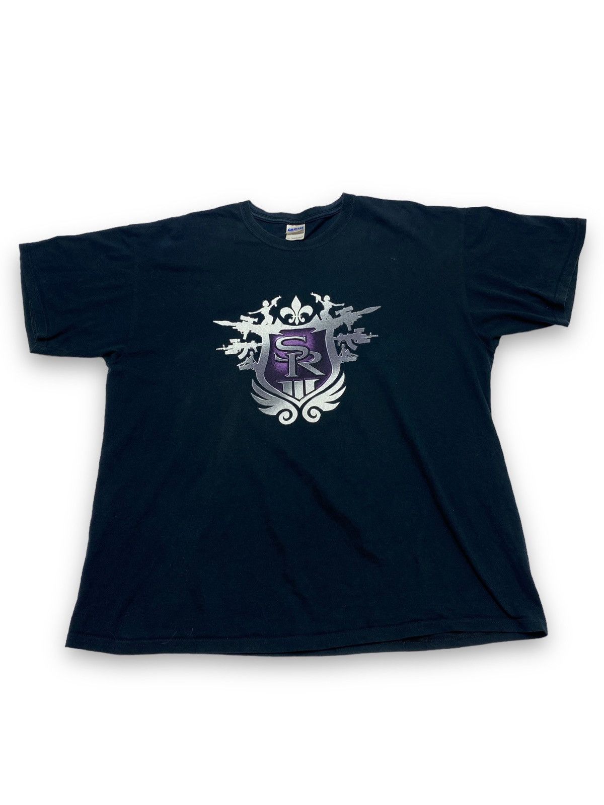 Vintage THE SAINTS ROW 3 Black Big Logo T Shirt
