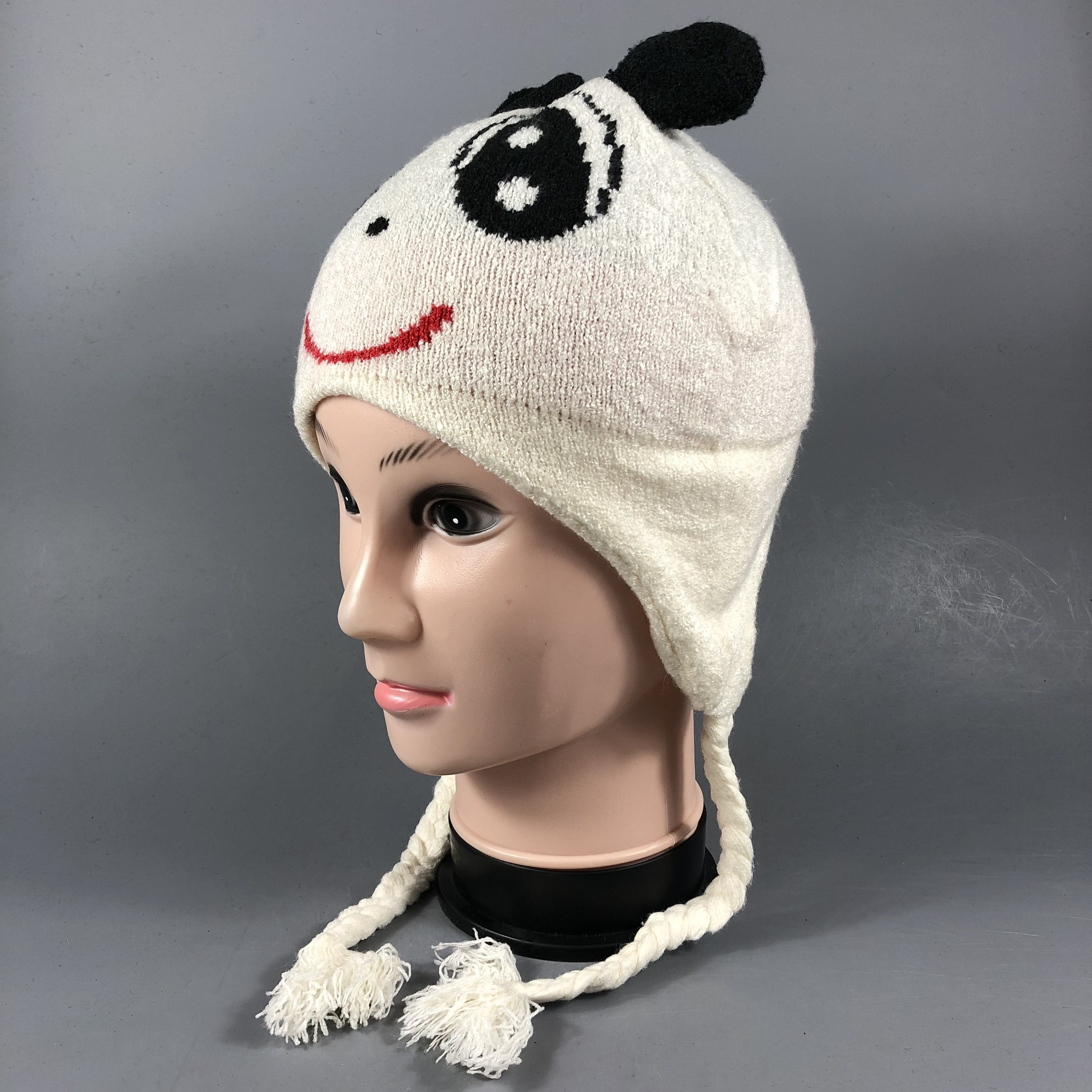Japanese Brand Panda Earflap Beanie Size ONE SIZE - 2 Thumbnail