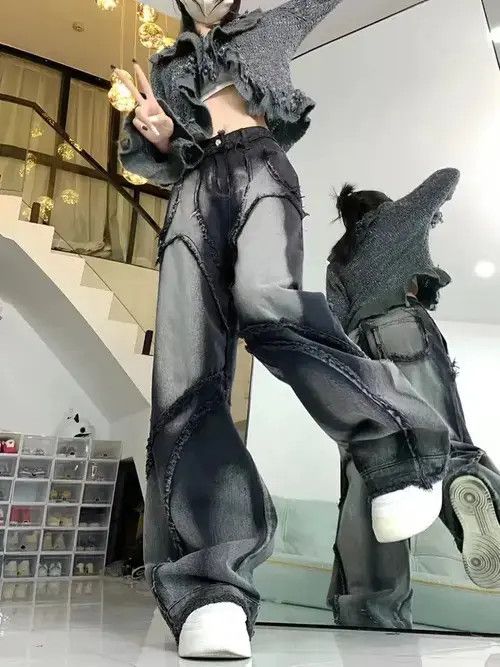 Japanese Brand × Jean Jeans Harajuku Style Popular Hip-hop Goth Pants Size 30" / US 8 / IT 44 - 4 Thumbnail