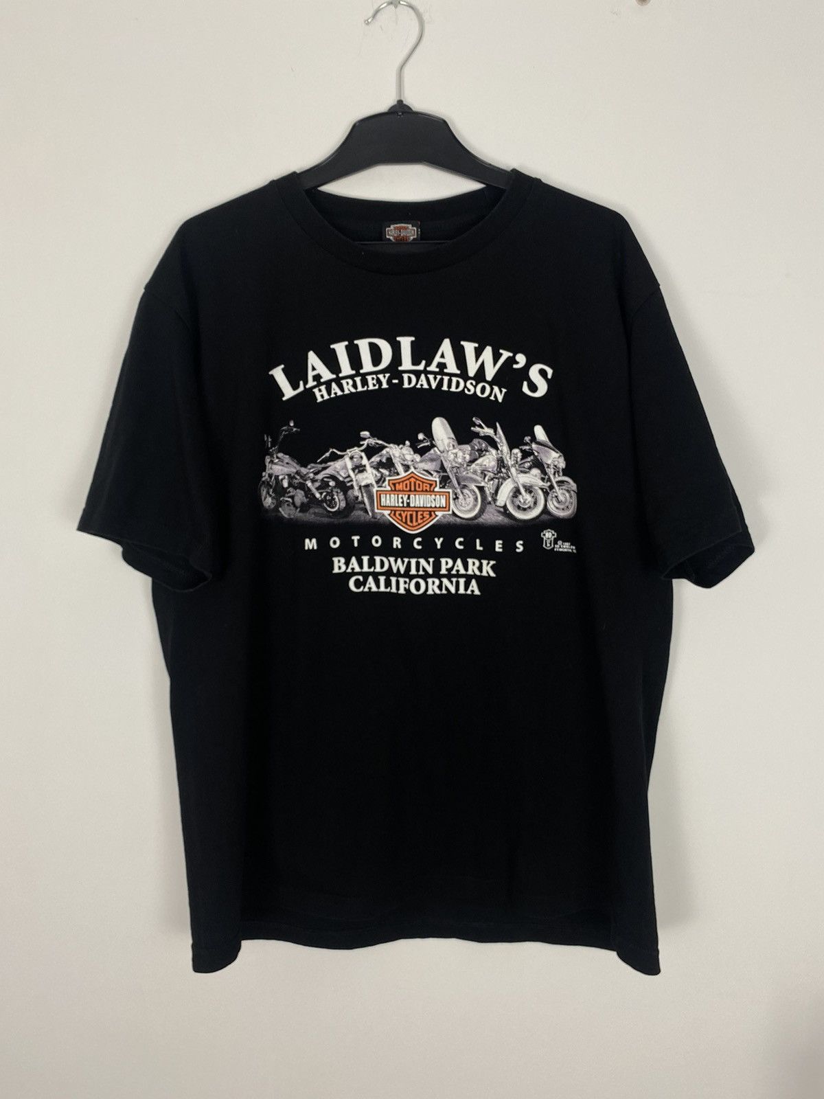 Harley Davidson × Vintage × West Coast Choppers Harley-Davidson Laidlaw’s XL 3D 1987 Vintage Tee graphic Size US XL / EU 56 / 4 - 6 Thumbnail
