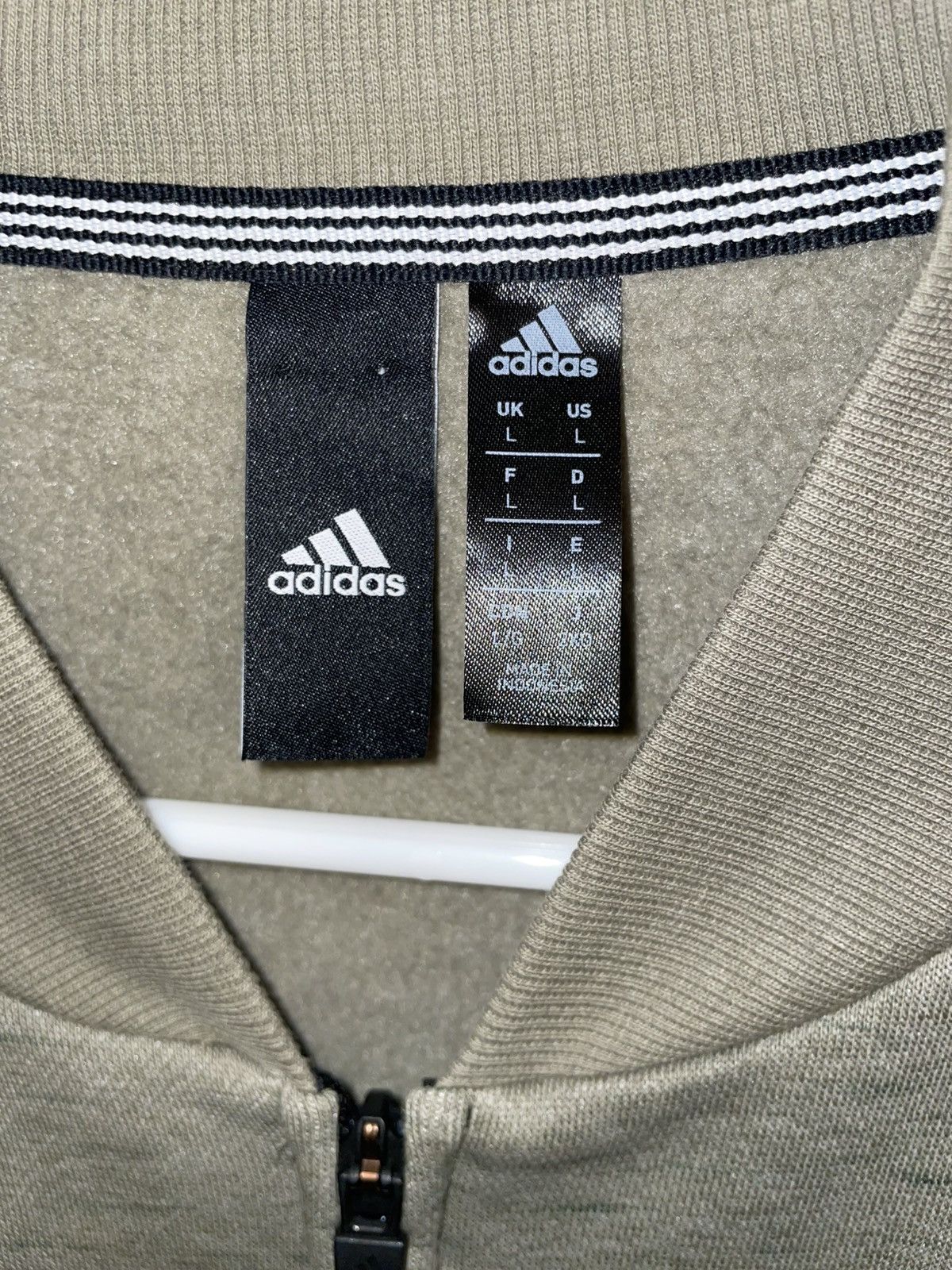 Adidas Adidas Light Green Zip Up Jacket Size US L / EU 52-54 / 3 - 3 Thumbnail