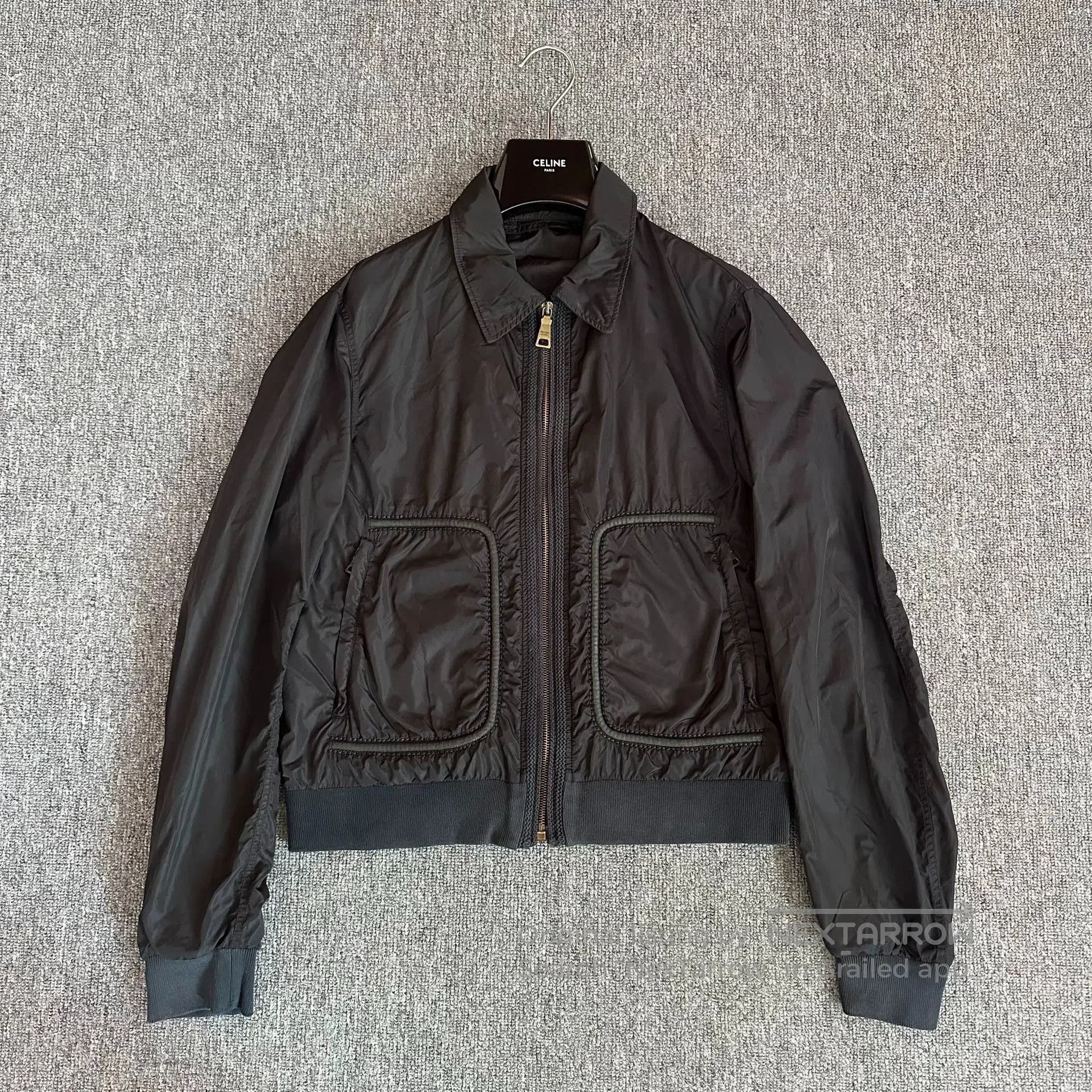 Prada Prada Black Nylon Pocket Zip Jacket. Size US XL / EU 56 / 4 - 1 Thumbnail