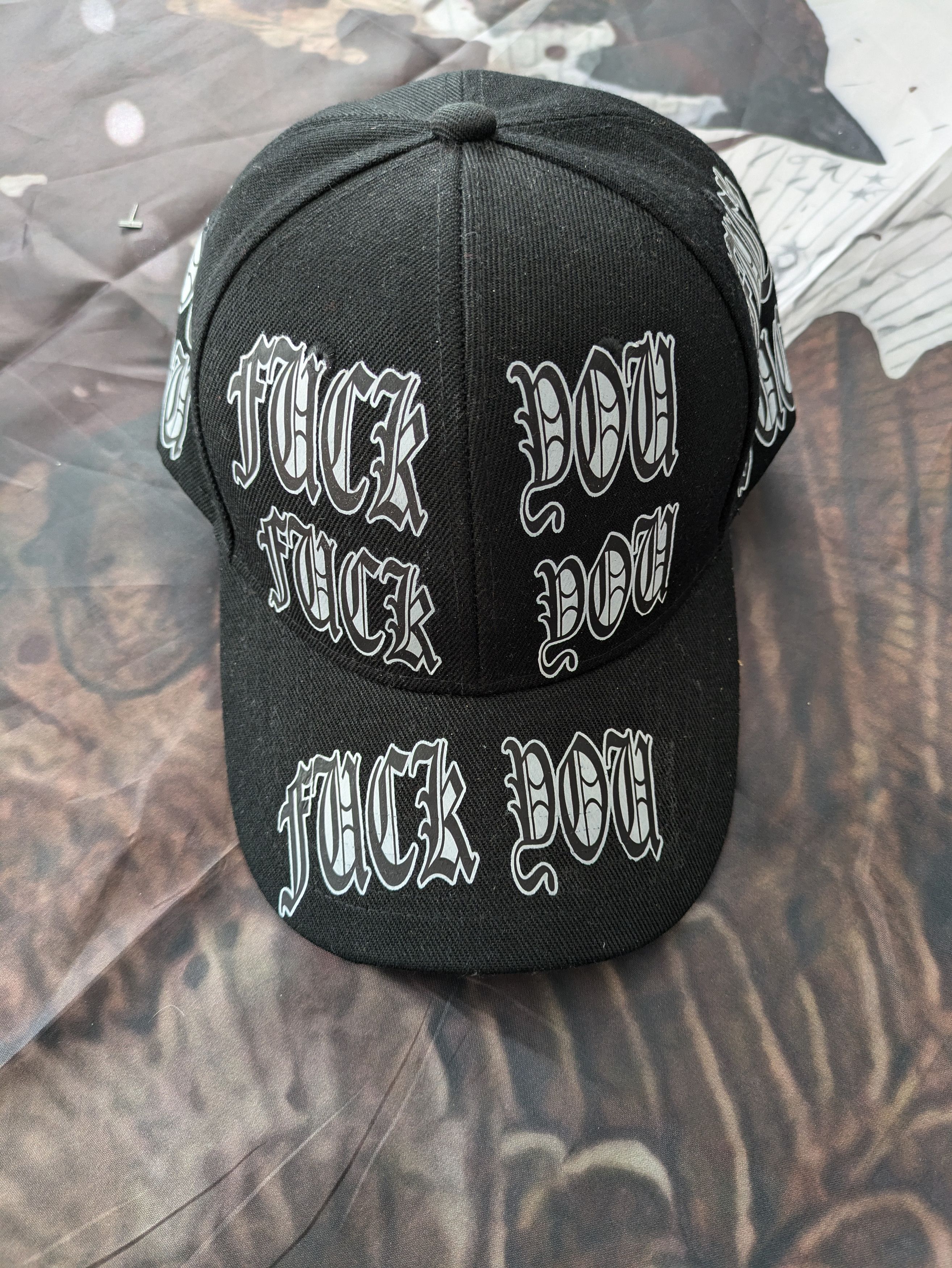 Other shitbysheff FUCK YOU Printed Cap Size ONE SIZE - 2 Thumbnail