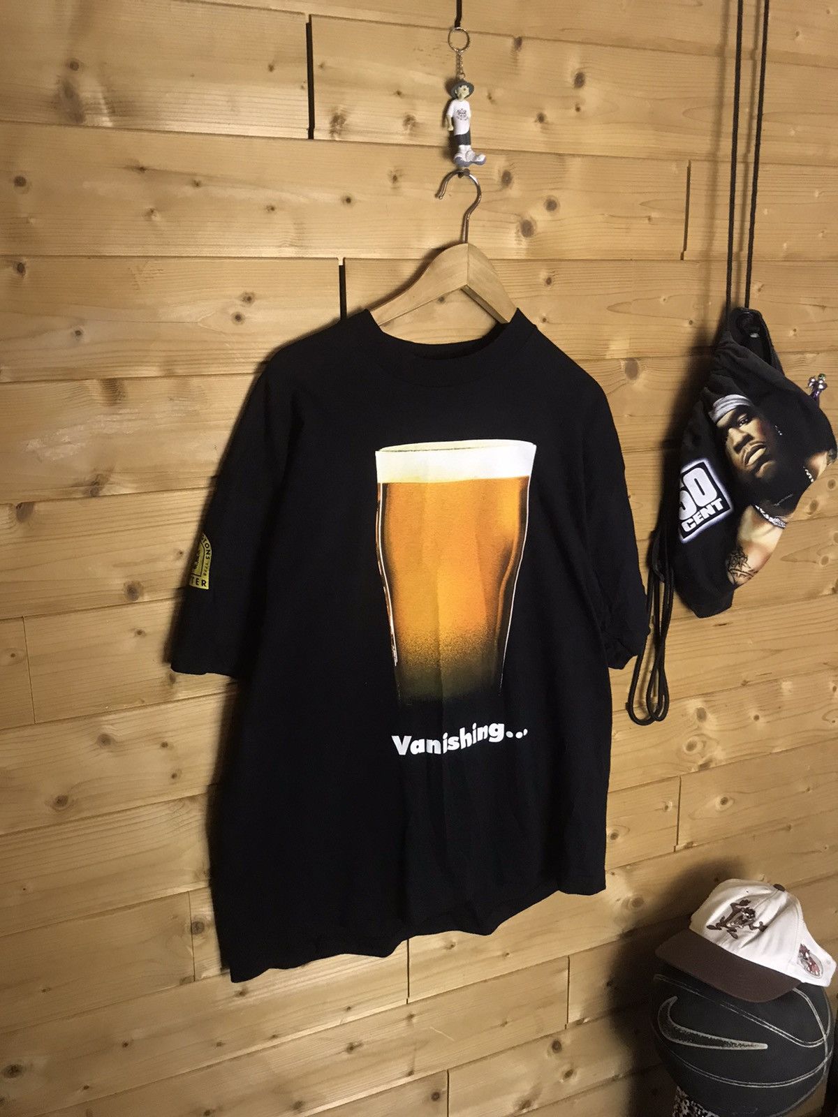 Vintage Vintage 90’s Boddingtons single stitch t-shirt Size US XL / EU 56 / 4 - 1 Thumbnail