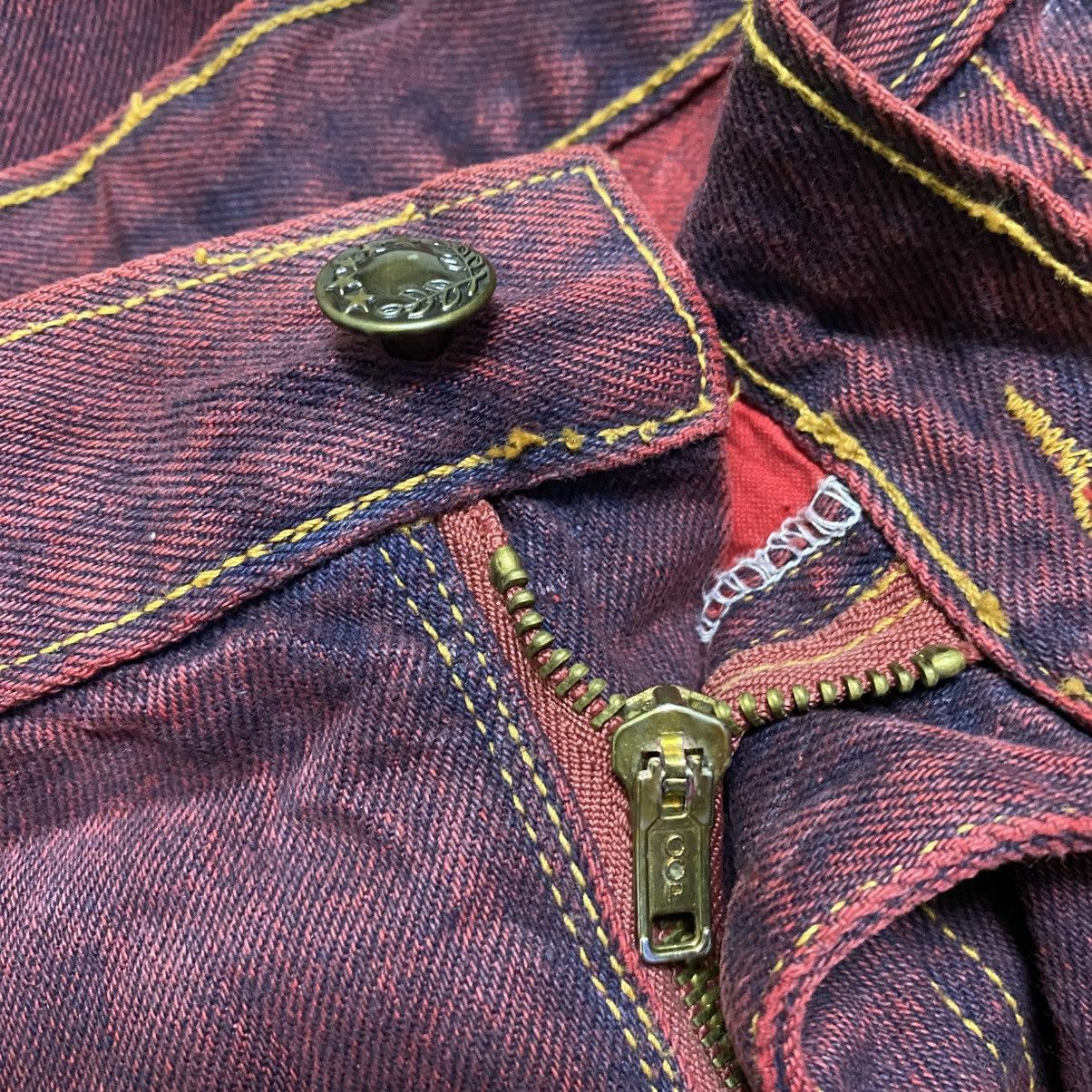Vintage Vintage SWEET HEART Red Blood Fabulous Denim Baggy Pants Size US 38 / EU 54 - 20 Thumbnail
