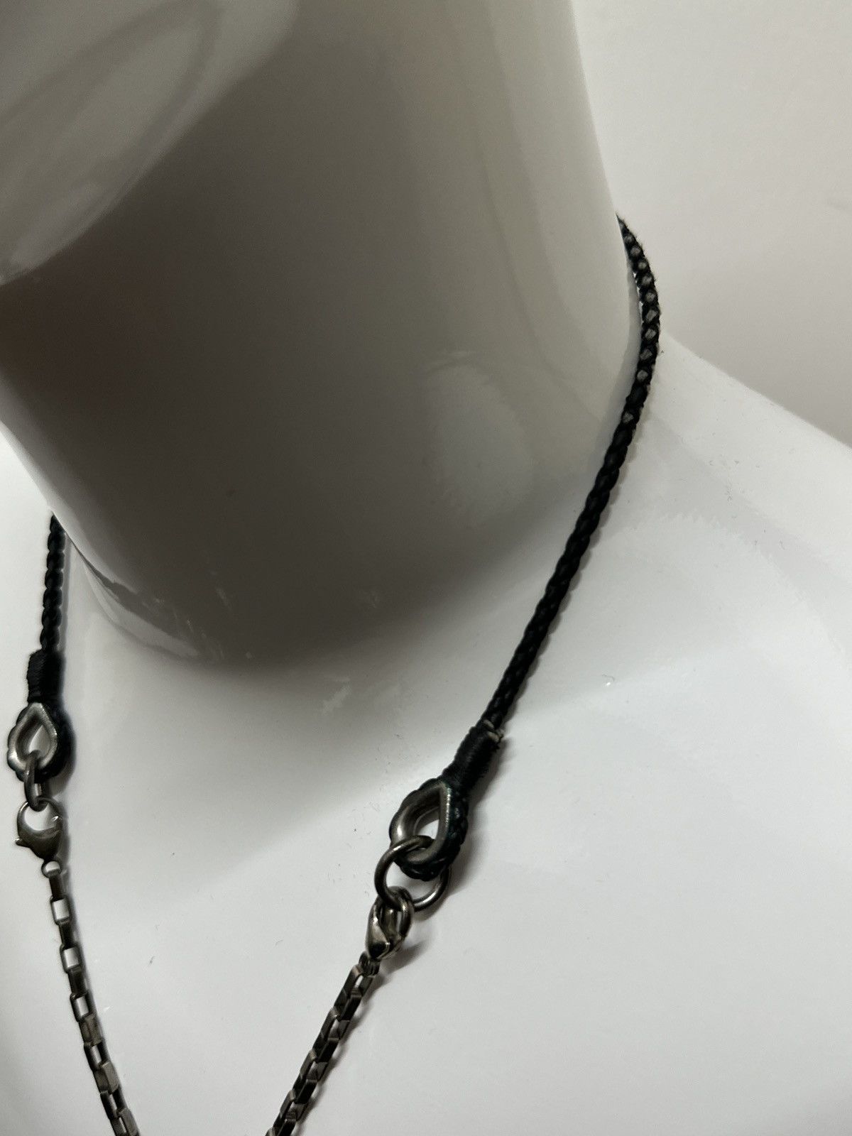 Dolce & Gabbana Vintage Dolce & Gabbana D&G 2 Way Leather Logo Necklace Size ONE SIZE - 6 Thumbnail