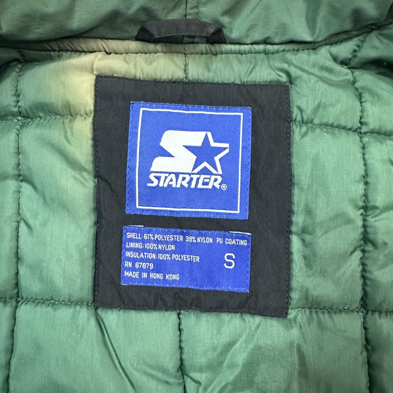 NCAA × Starter × Vintage Vintage Starter University Of Miami Hurricanes Puffer Jacket Size US S / EU 44-46 / 1 - 5 Thumbnail