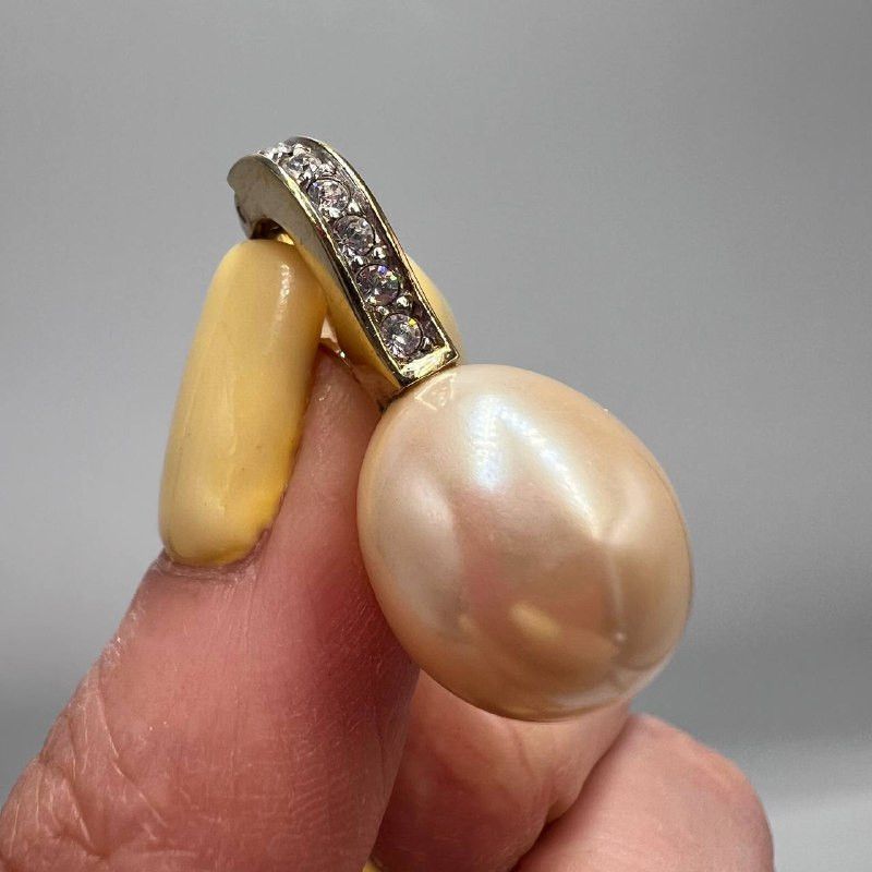 Vintage Vintage CIRO Pearl Pendant Signed Teardrop Drop Elegant Size ONE SIZE - 1 Thumbnail