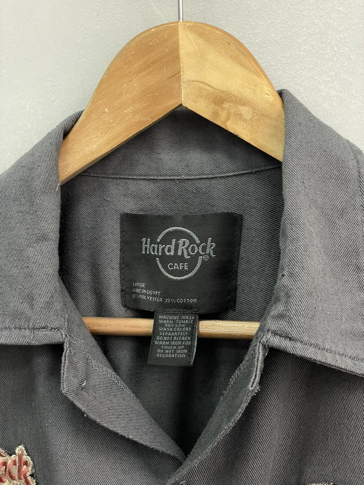 Hard Rock Cafe Retro american Hard Rock cafe y2k shirt button up Size US L / EU 52-54 / 3 - 8 Thumbnail