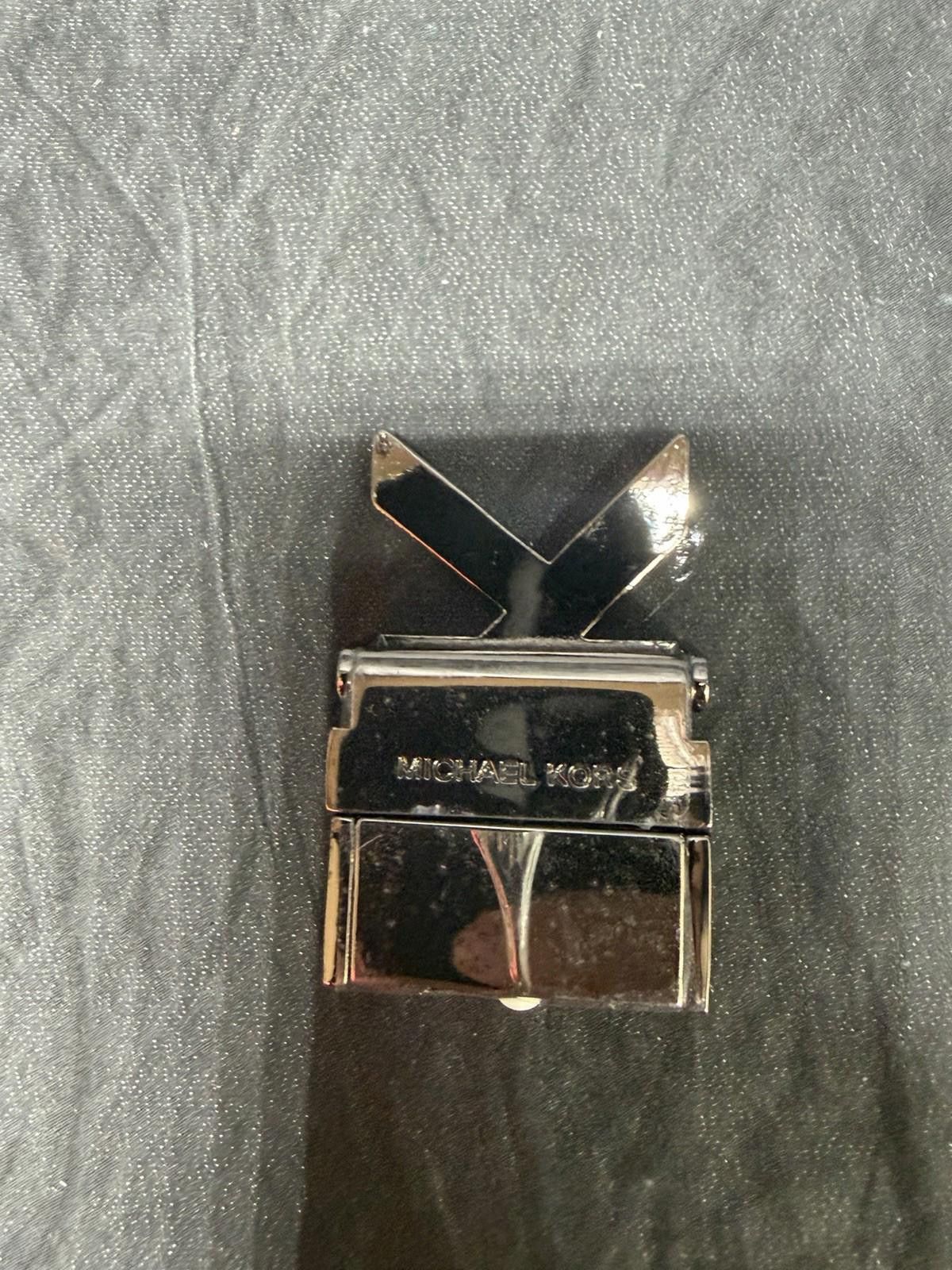 Michael Kors MICHAEL KORS Belt -- SLV Women's MK Buckle Only Size ONE SIZE - 4 Thumbnail