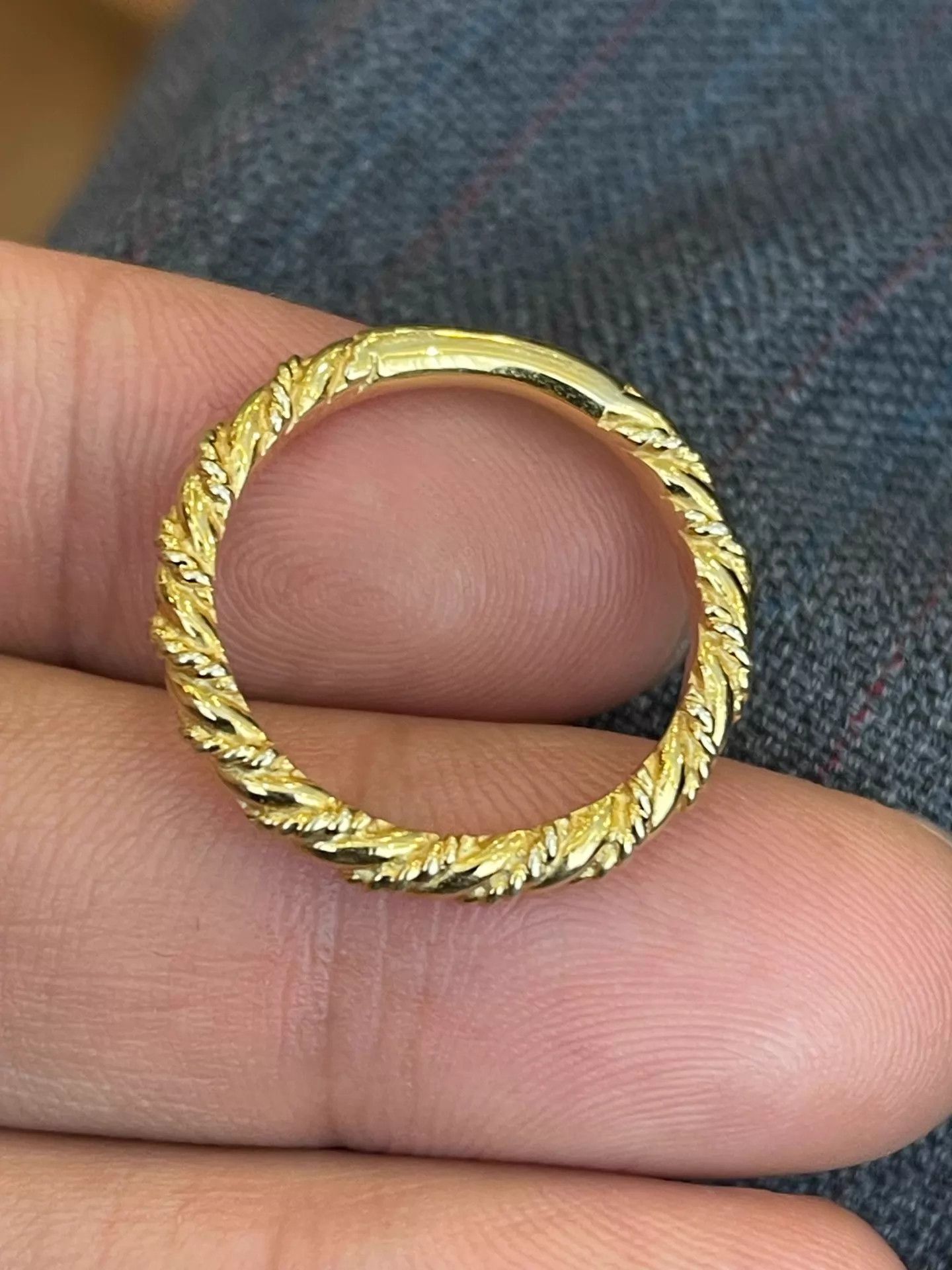 Other Cootie CootieProductions Threaded Ring Silver/Gold Stackable 18/19 Size ONE SIZE - 6 Thumbnail