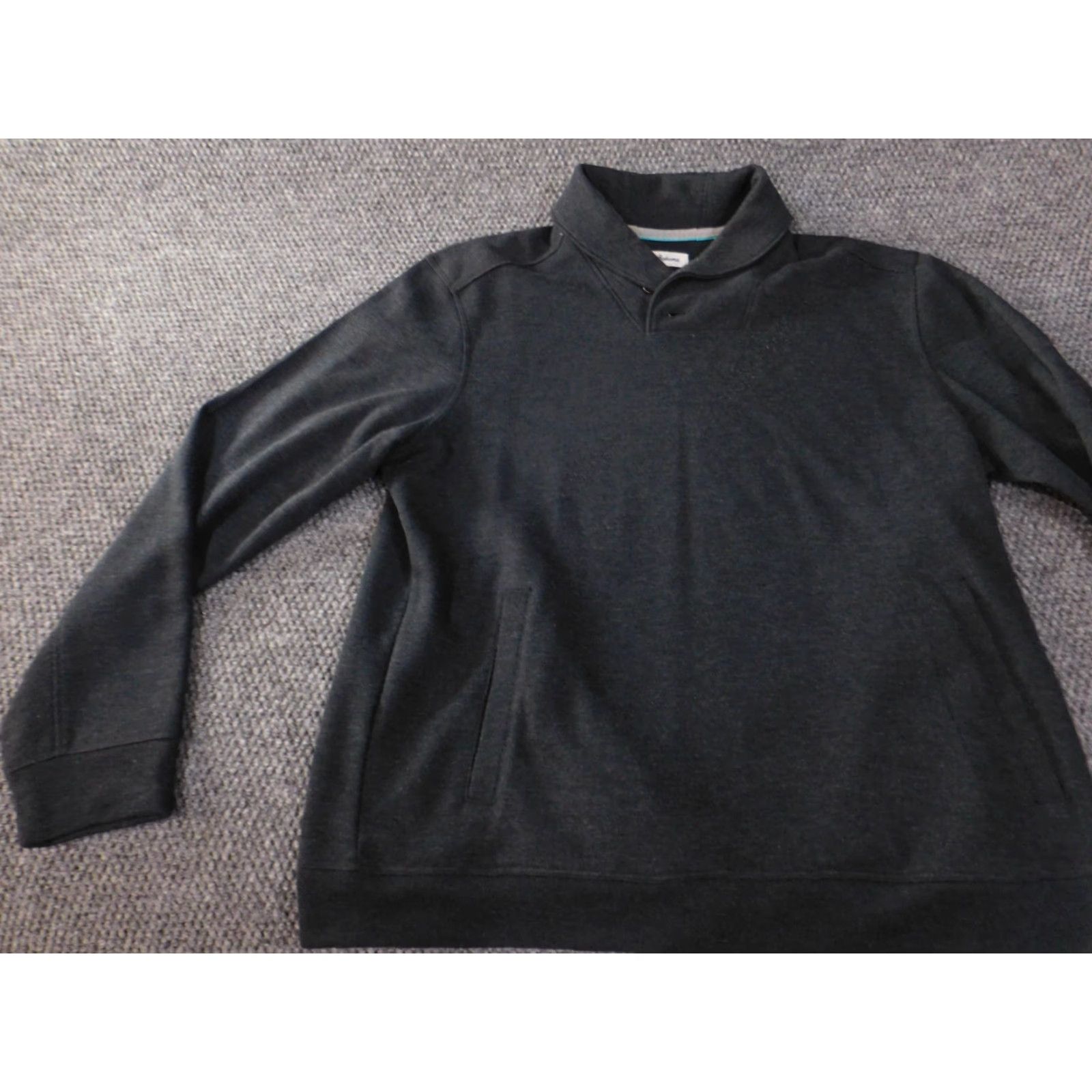 Tommy Bahama Tommy Bahama Mens Sweater Pullover Crew Neck Gray Logo Knit Cable-Knit M Regular Fall Size US M / EU 48-50 / 2 - 3 Thumbnail