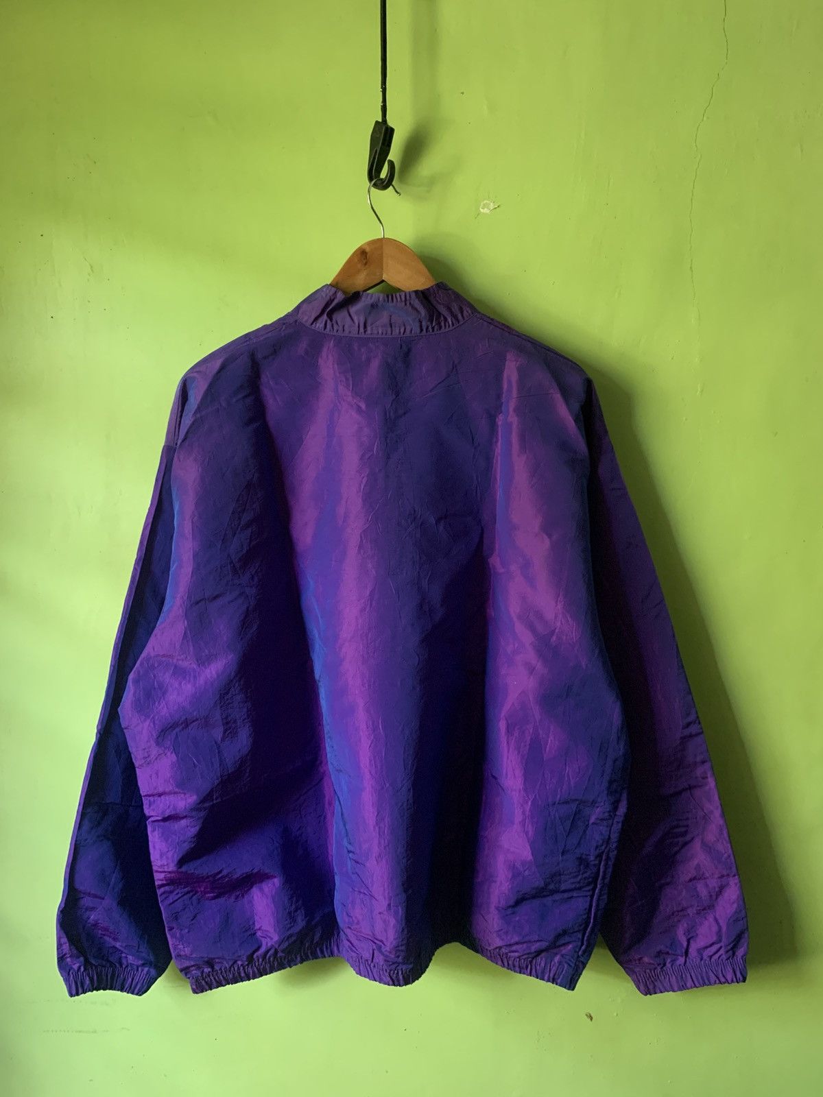 Vintage Vintage 1990s Surfstyle iridescent quarter zip windbreaker Size US XXL / EU 58 / 5 - 3 Thumbnail