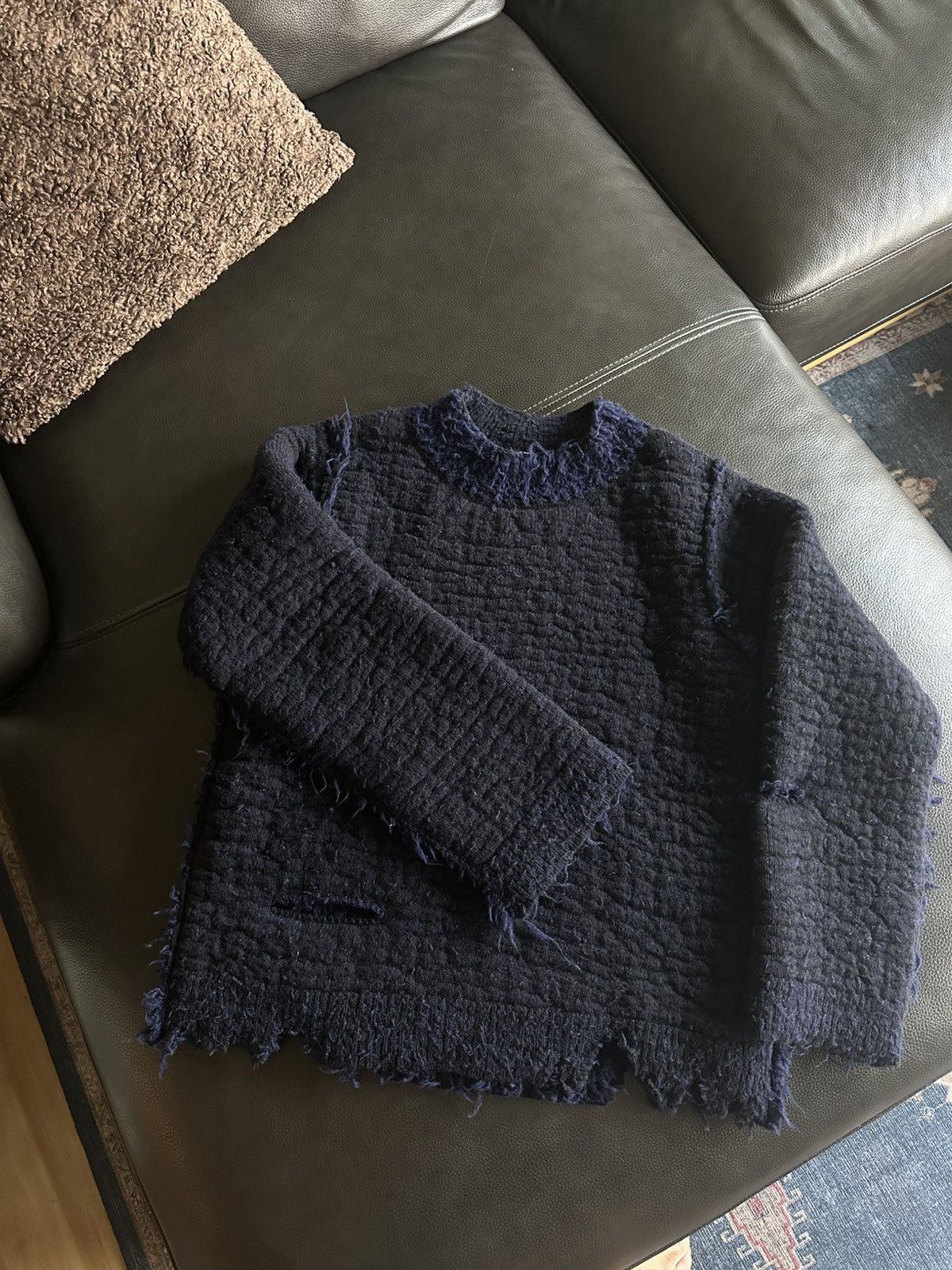 Namacheko Namacheko Navy Wool Elmet Crewneck Sweater Size US S / EU 44-46 / 1 - 2 Thumbnail