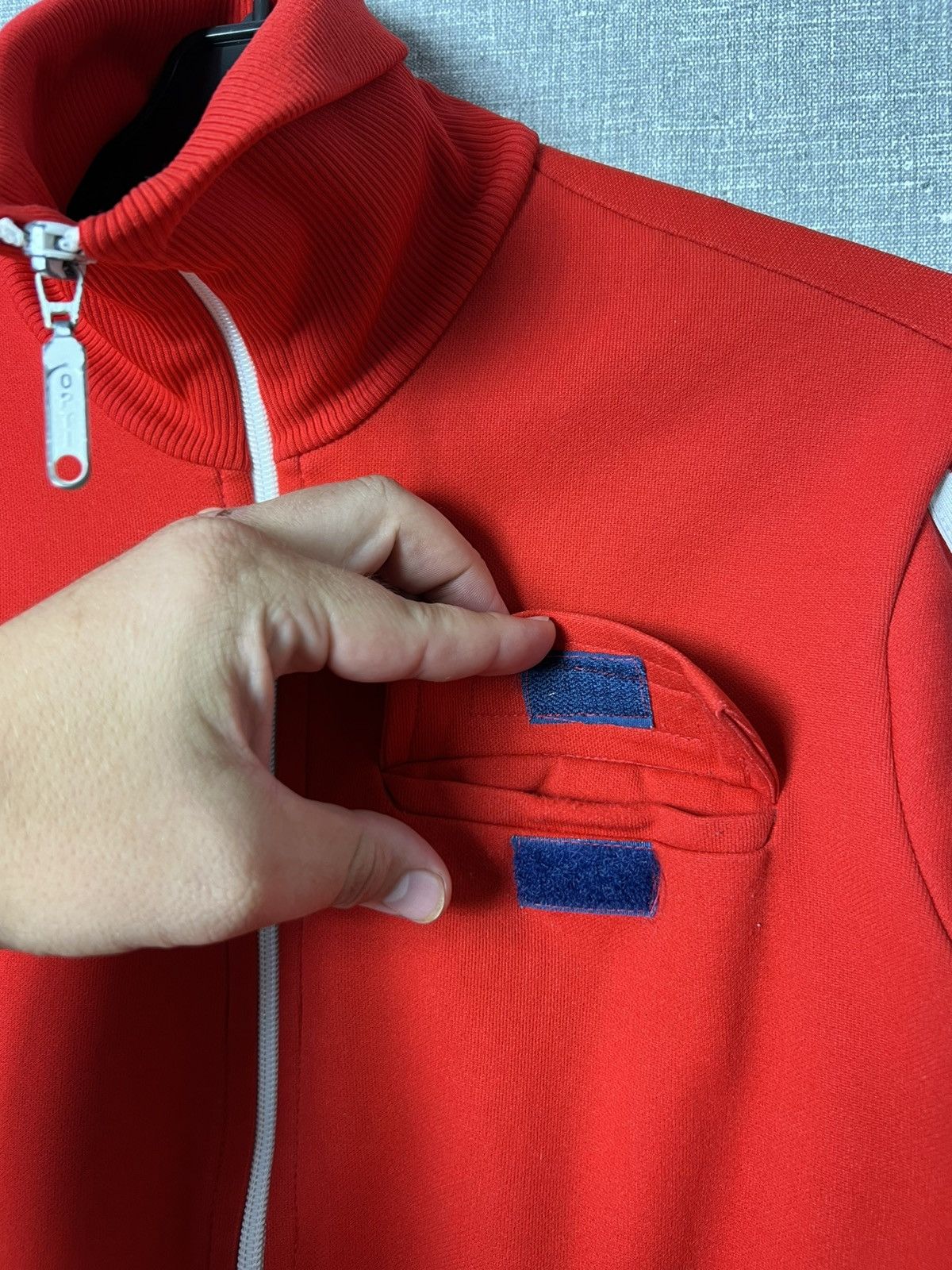 Adidas Vintage Adidas Made Yugoslavia Turtleneck Track Top Jacket Size L / US 10 / IT 46 - 6 Thumbnail