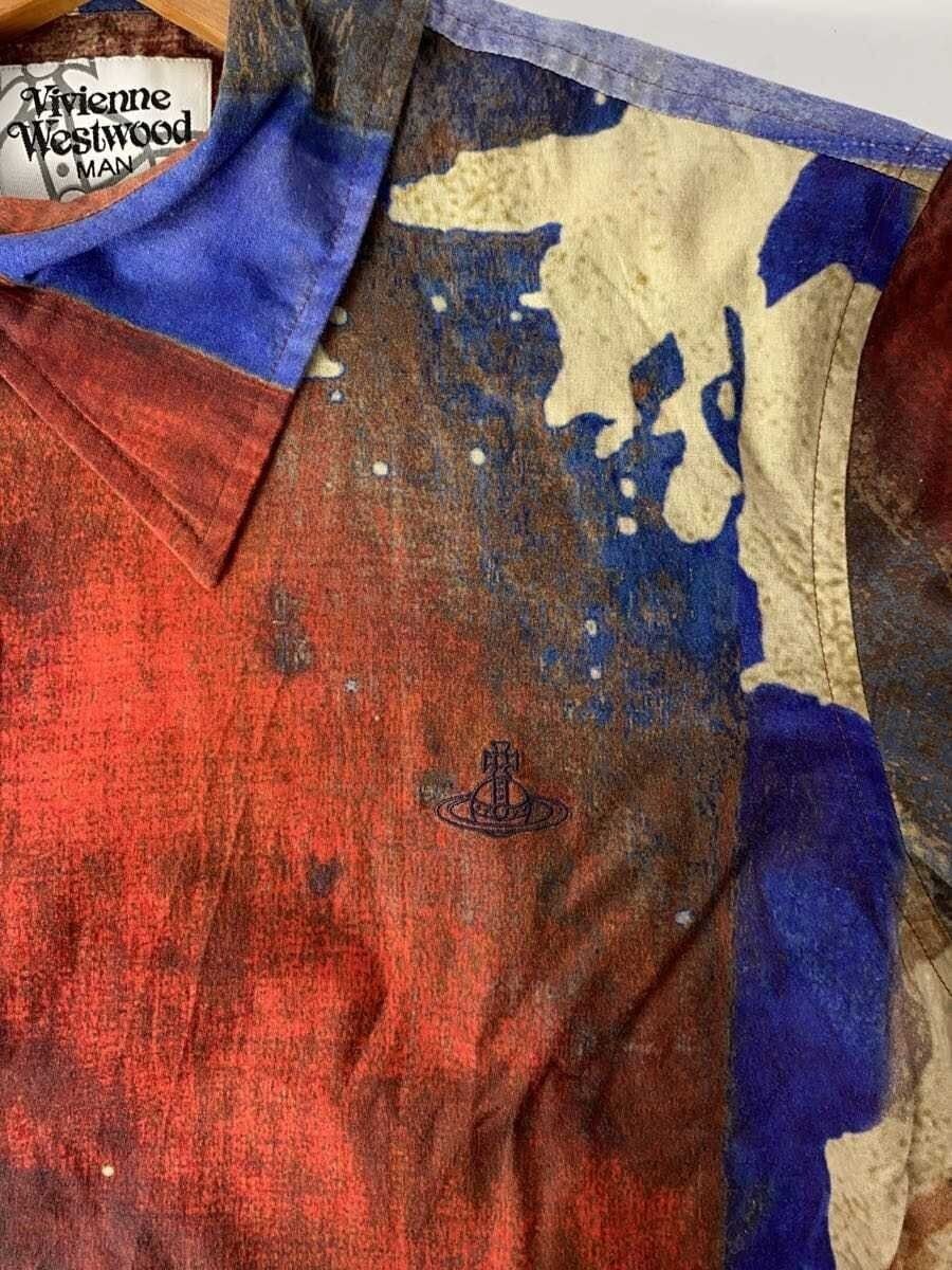 Vivienne Westwood Abstract Flag Asymmetrical Collar Button Shirt Size US S / EU 44-46 / 1 - 4 Thumbnail