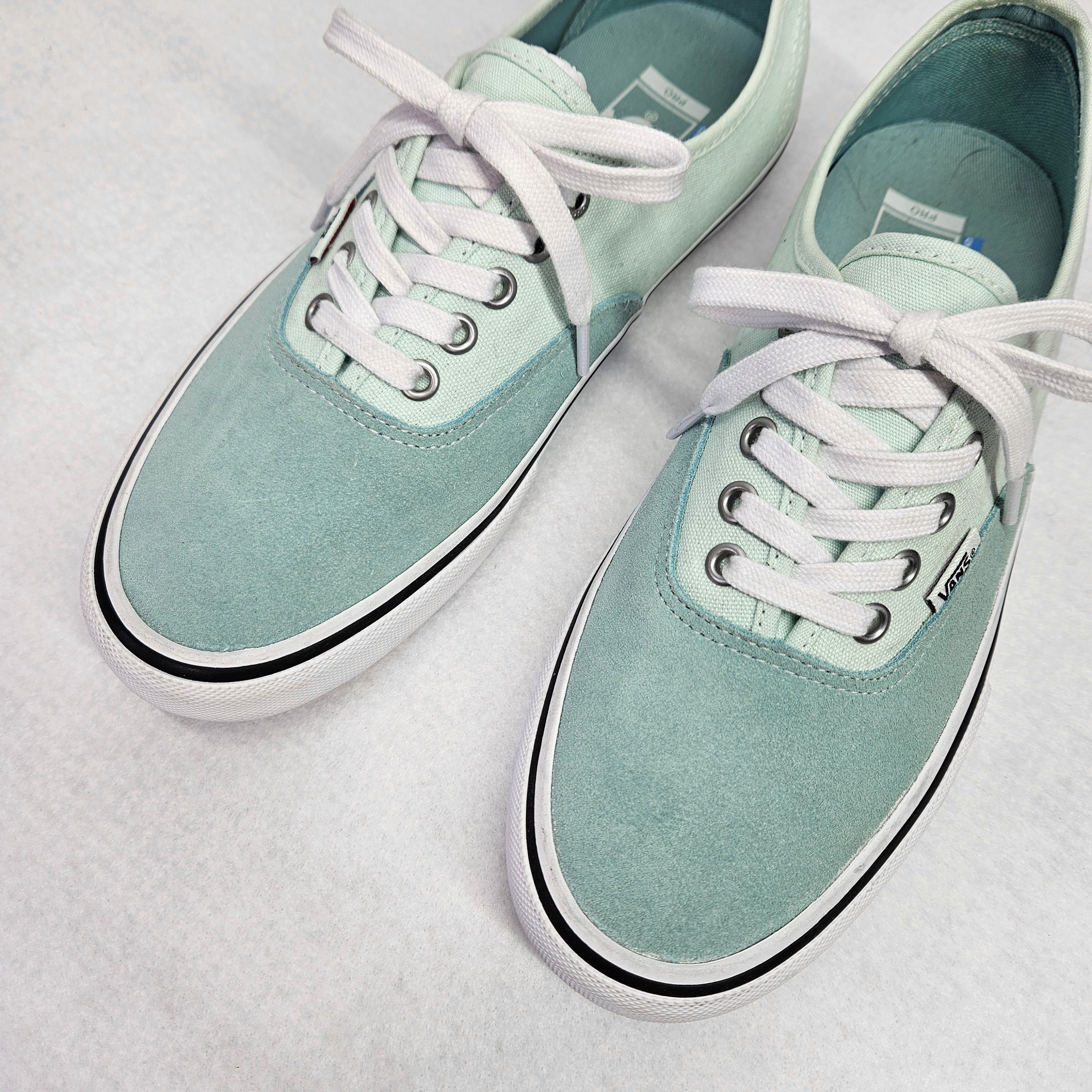 Vans Vans M8/W9.5 Sneakers Skater Lace-up Mint Green Suede Size US 8 / EU 41 - 7 Thumbnail