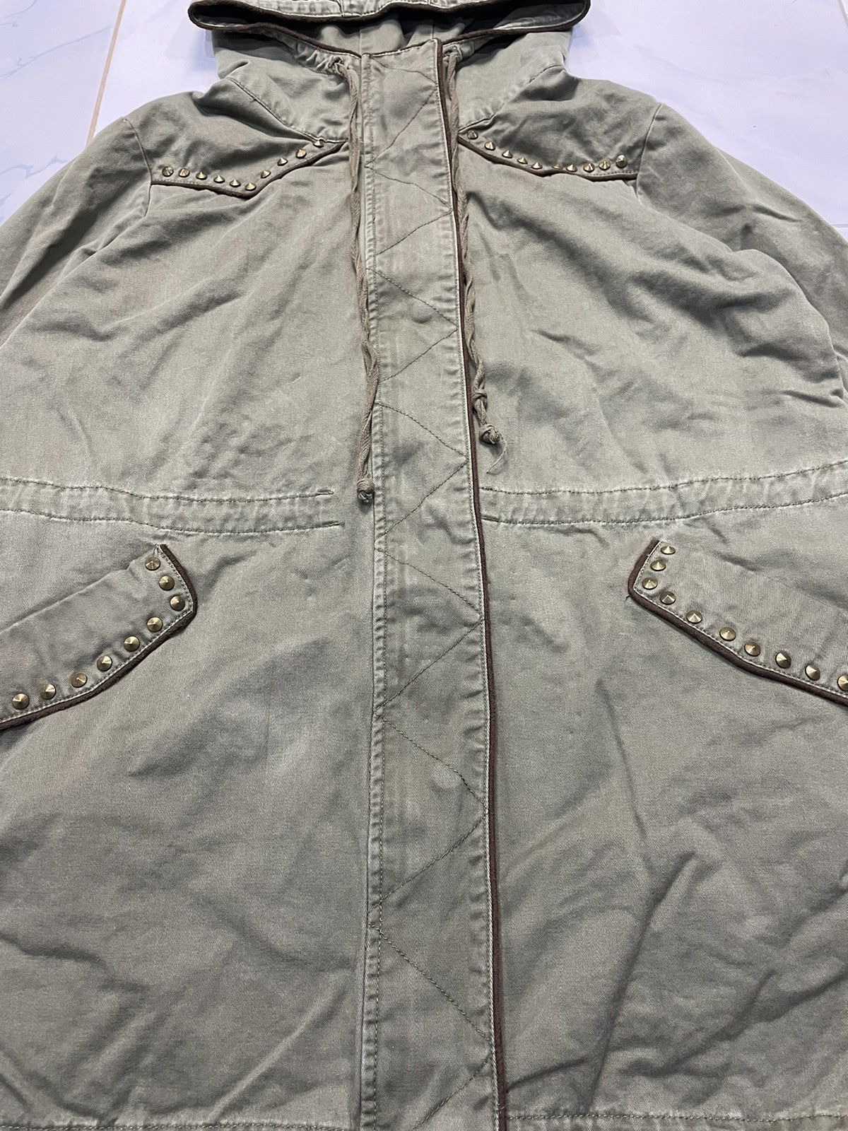 Japanese Brand Japanese Brand Fishtail Parka Spike Punk Rock Size US S / EU 44-46 / 1 - 6 Thumbnail