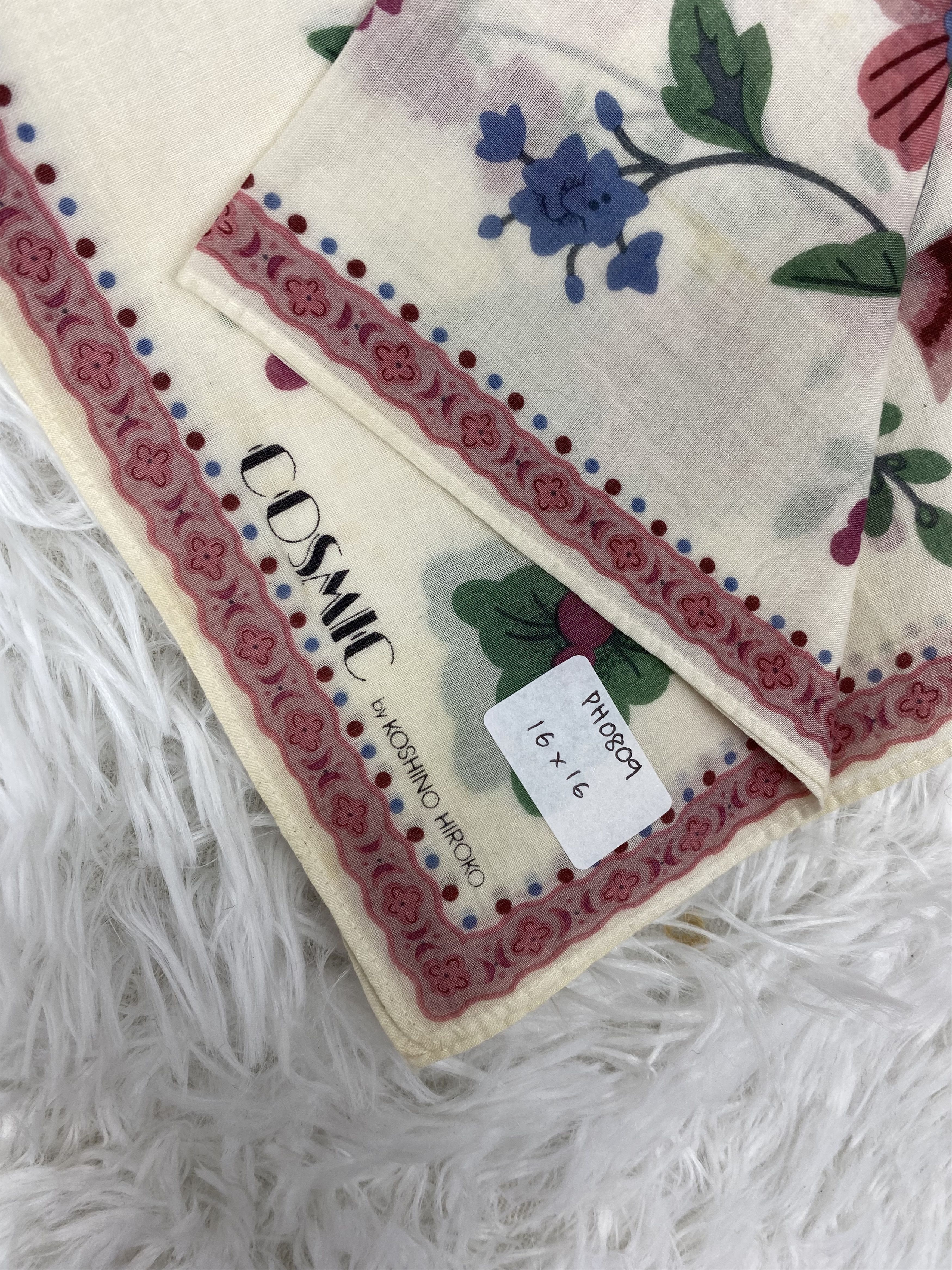 Hiroko Koshino Homme × Vintage Vintage Koshino Hiroko Handkerchief Neckerchief PH0809 Size ONE SIZE - 2 Thumbnail