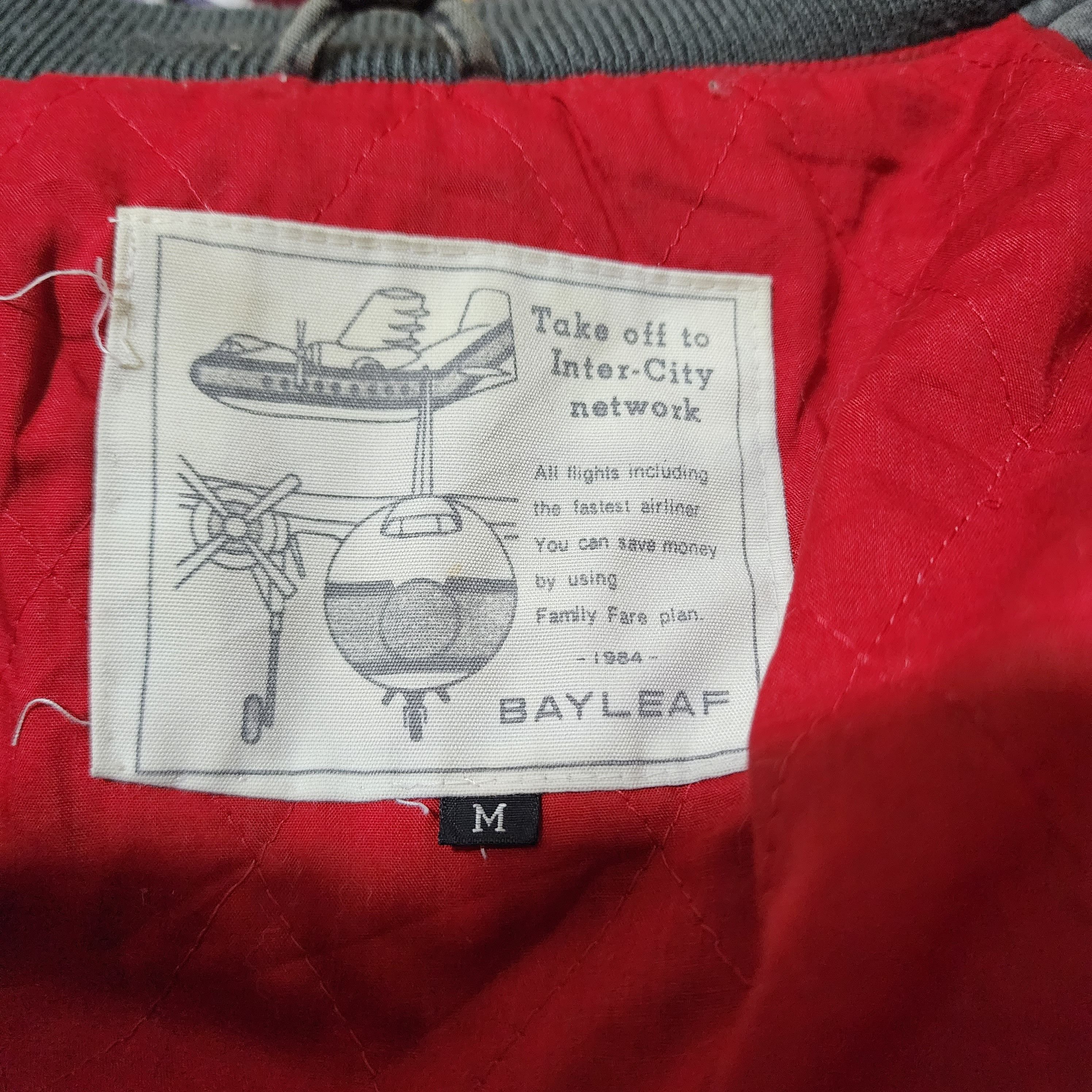 Vintage Bayleaf Vintage Aviation Bomber Jacket Size US M / EU 48-50 / 2 - 4 Thumbnail